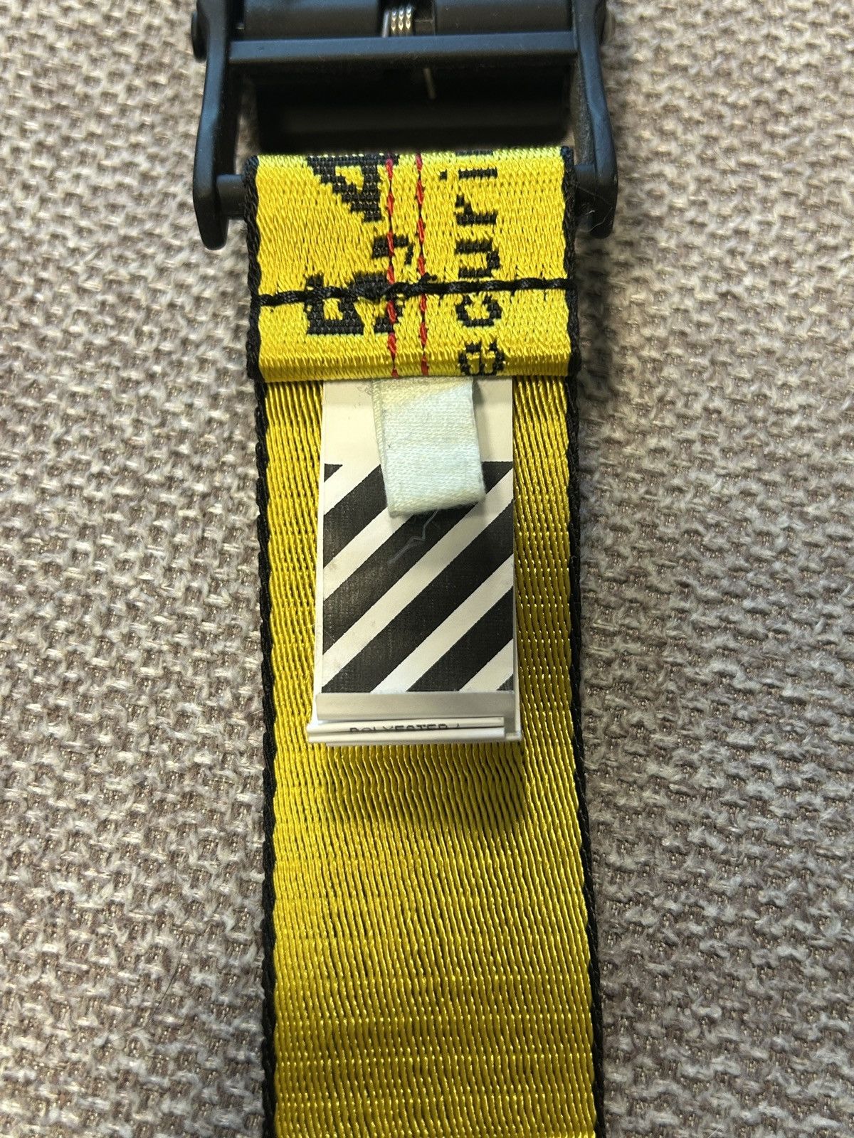 Off-White Off-white Industrial Belt Yellow-Black Size ONE SIZE - 6 Thumbnail