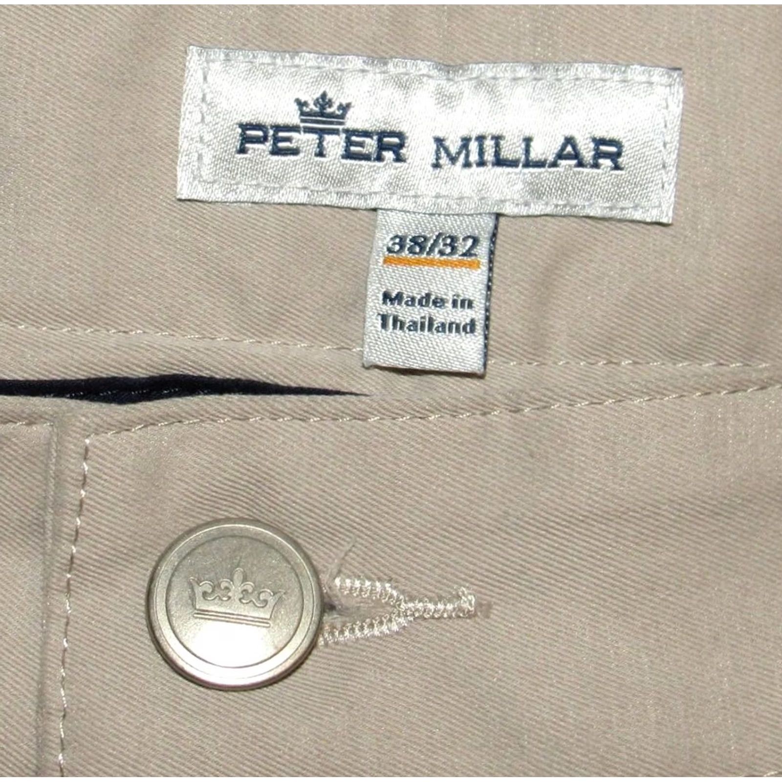 Peter Millar PETER MILLAR EB66 Chino Pants Khaki 38 x 28 Mens Size US 38 / EU 54 - 5 Thumbnail
