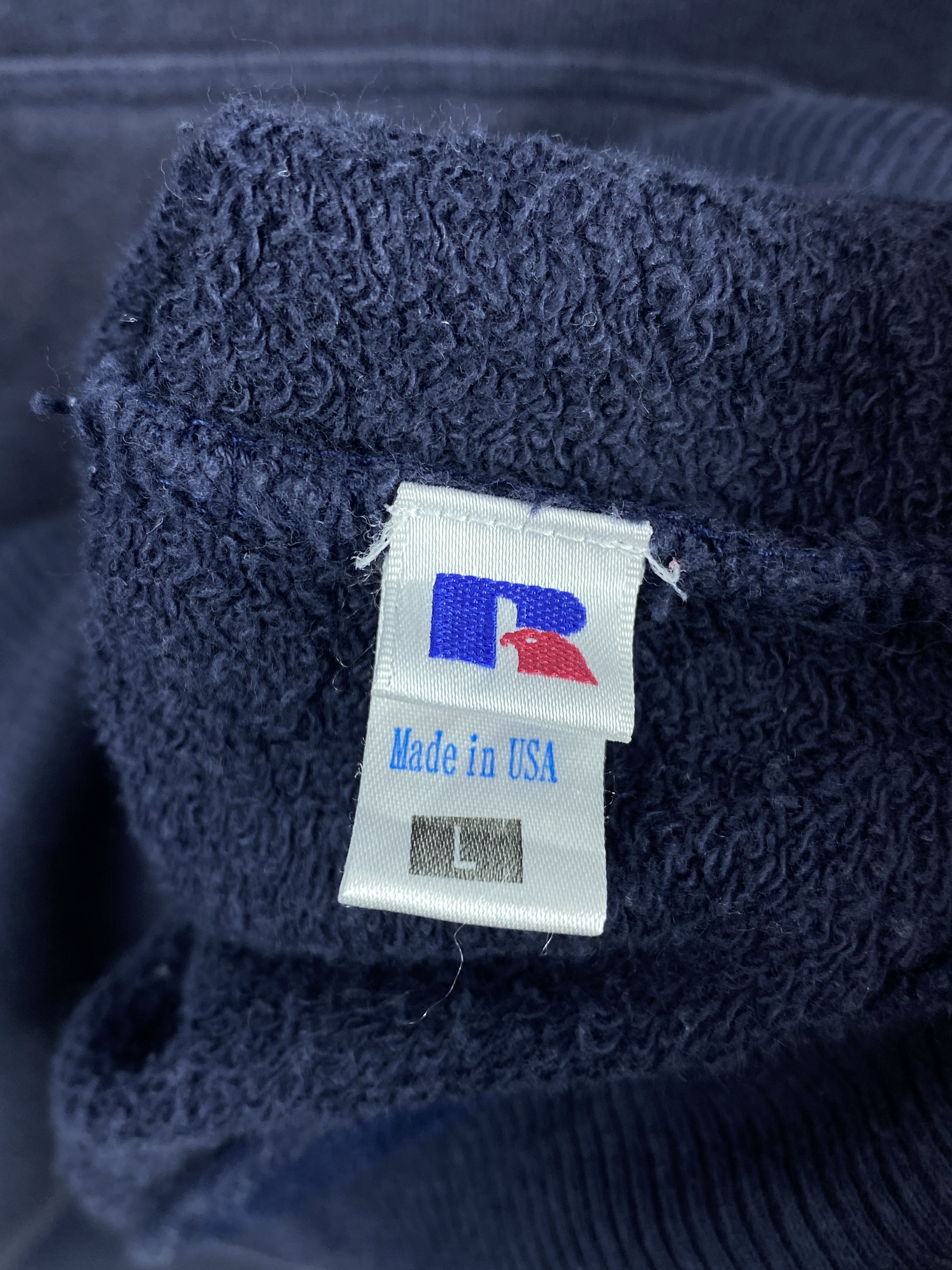 Vintage Vintage 90s Russell Athletic x Blue Blue Hoodie SH0426 Size US L / EU 52-54 / 3 - 5 Thumbnail