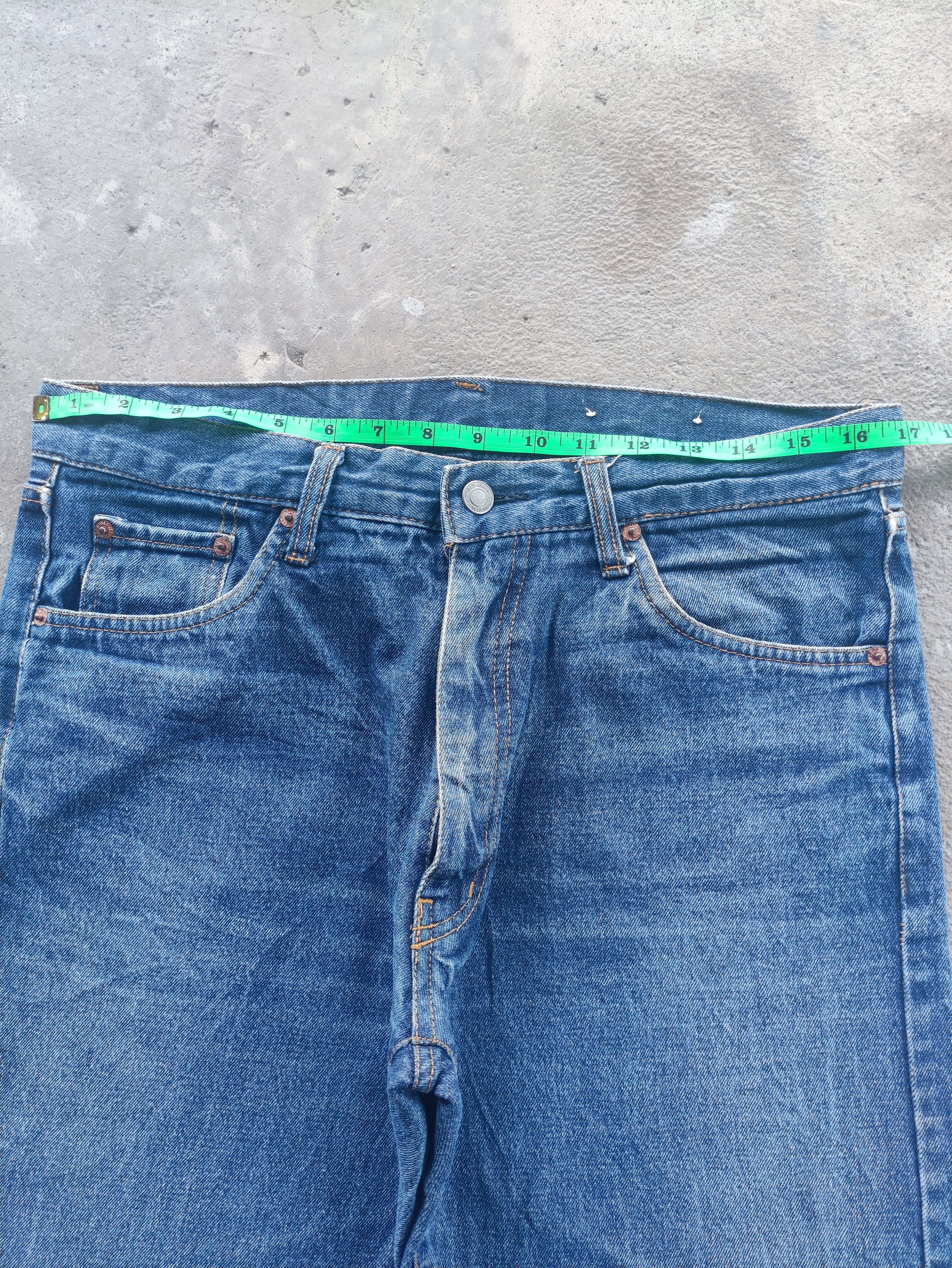 Japanese Brand Vintage Japanese Baggy Denim Distress Faded Pants Size US 34 / EU 50 - 6 Thumbnail