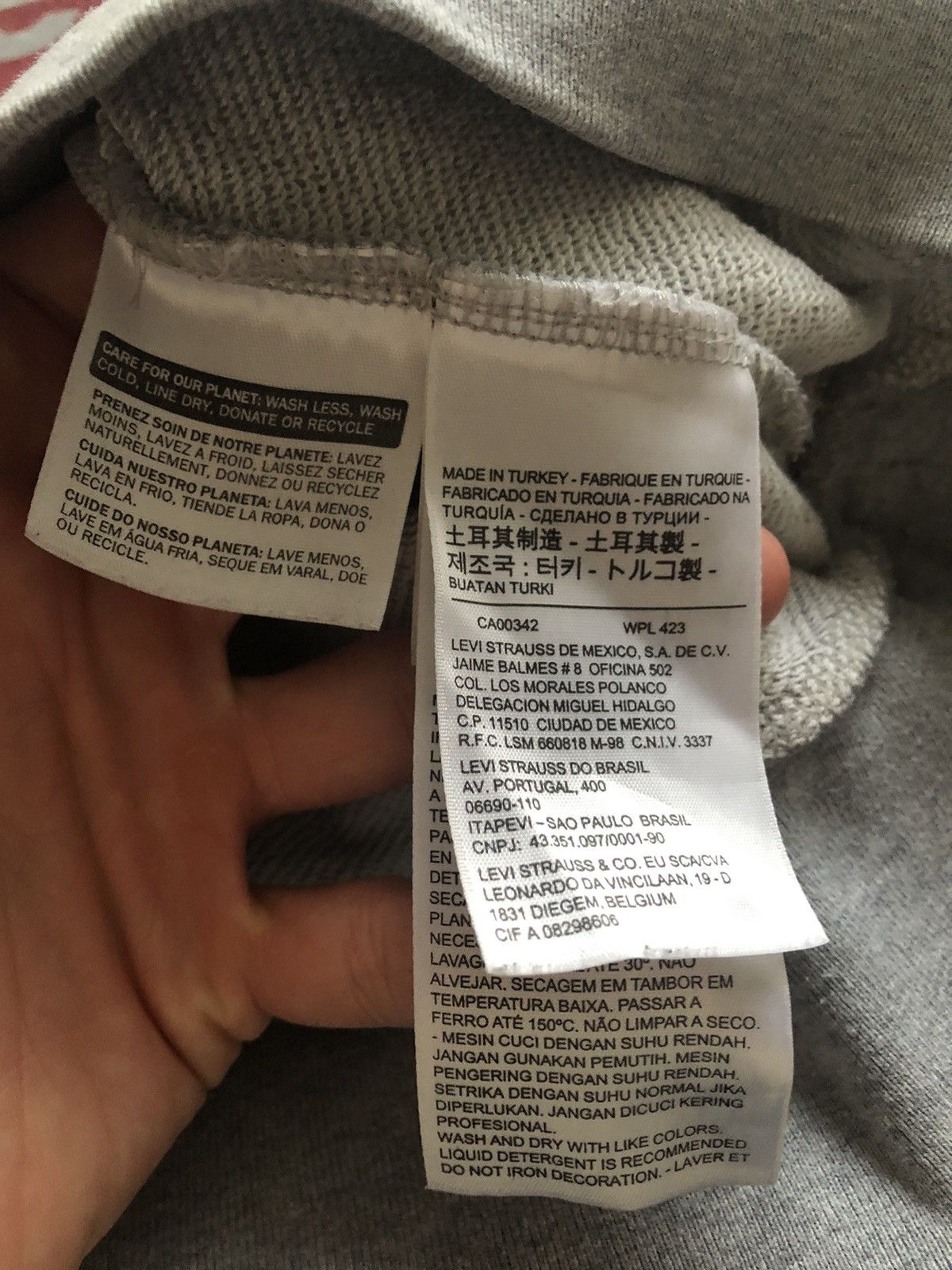 Levi's LEVI’S CLASSIC LOGO DESIGN LIGHT QUALITY HOODIE Size US S / EU 44-46 / 1 - 5 Thumbnail