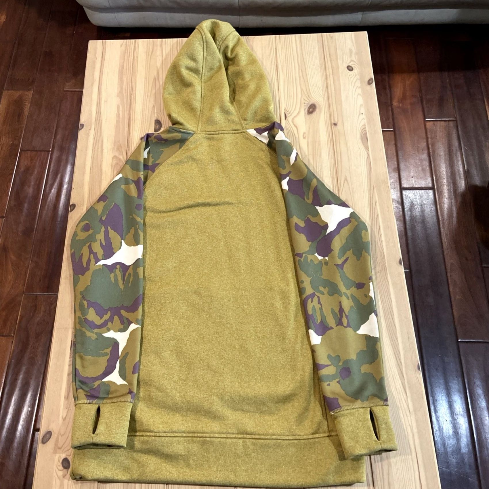 Burton Burton Mens Small Weatherproof Fleece Lined Pullover Hoodie Camo Size US S / EU 44-46 / 1 - 6 Thumbnail