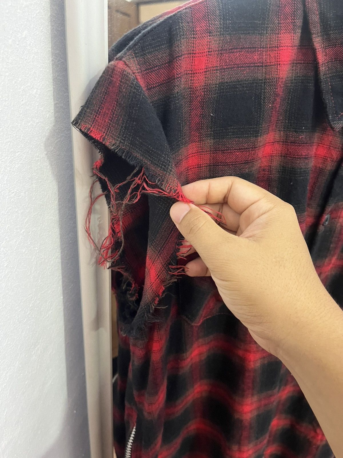 Japanese Brand Toro Bondage Flannel Sleeveless Riri Zip Punk Grunge Size US M / EU 48-50 / 2 - 9 Thumbnail