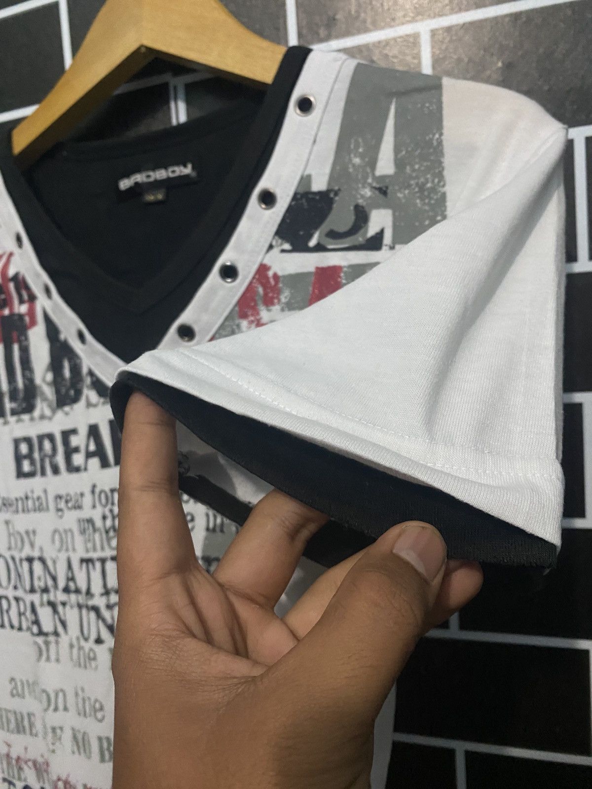Japanese Brand Badboy USA tshirt japanese brand double layer Size US M / EU 48-50 / 2 - 8 Thumbnail