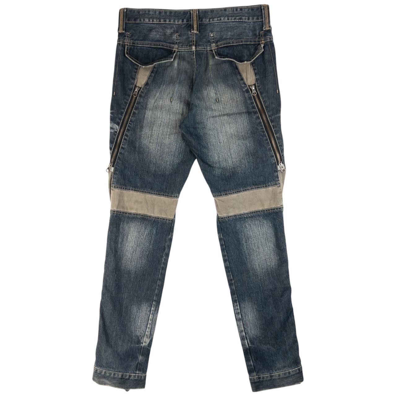 PPFM Vintage PPFM Multi Zip Denim Jeans Size W31 Size US 31 - 3 Thumbnail