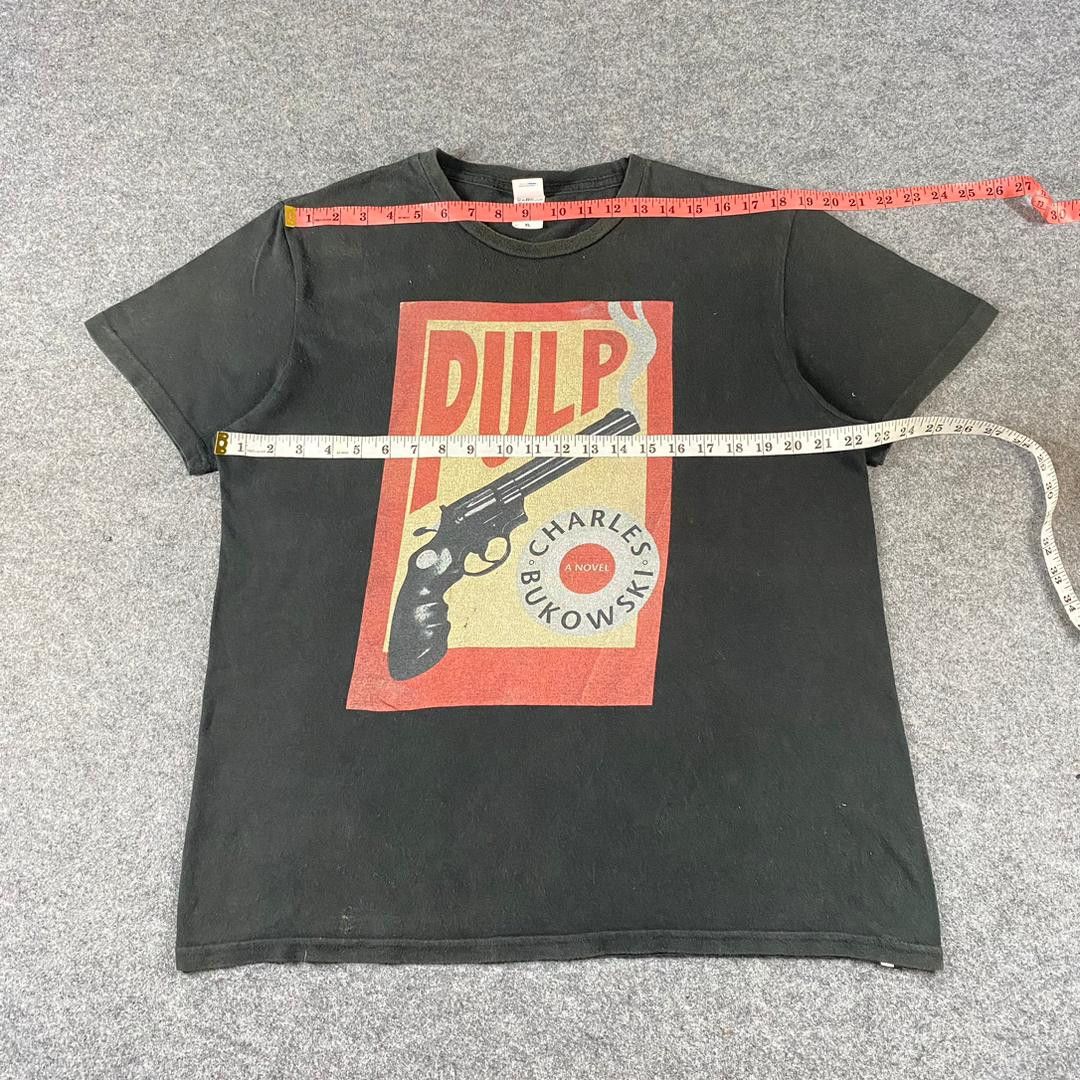 Vintage Vintage Pulp Charles Bukowski Promo Tshirt Size US L / EU 52-54 / 3 - 6 Thumbnail