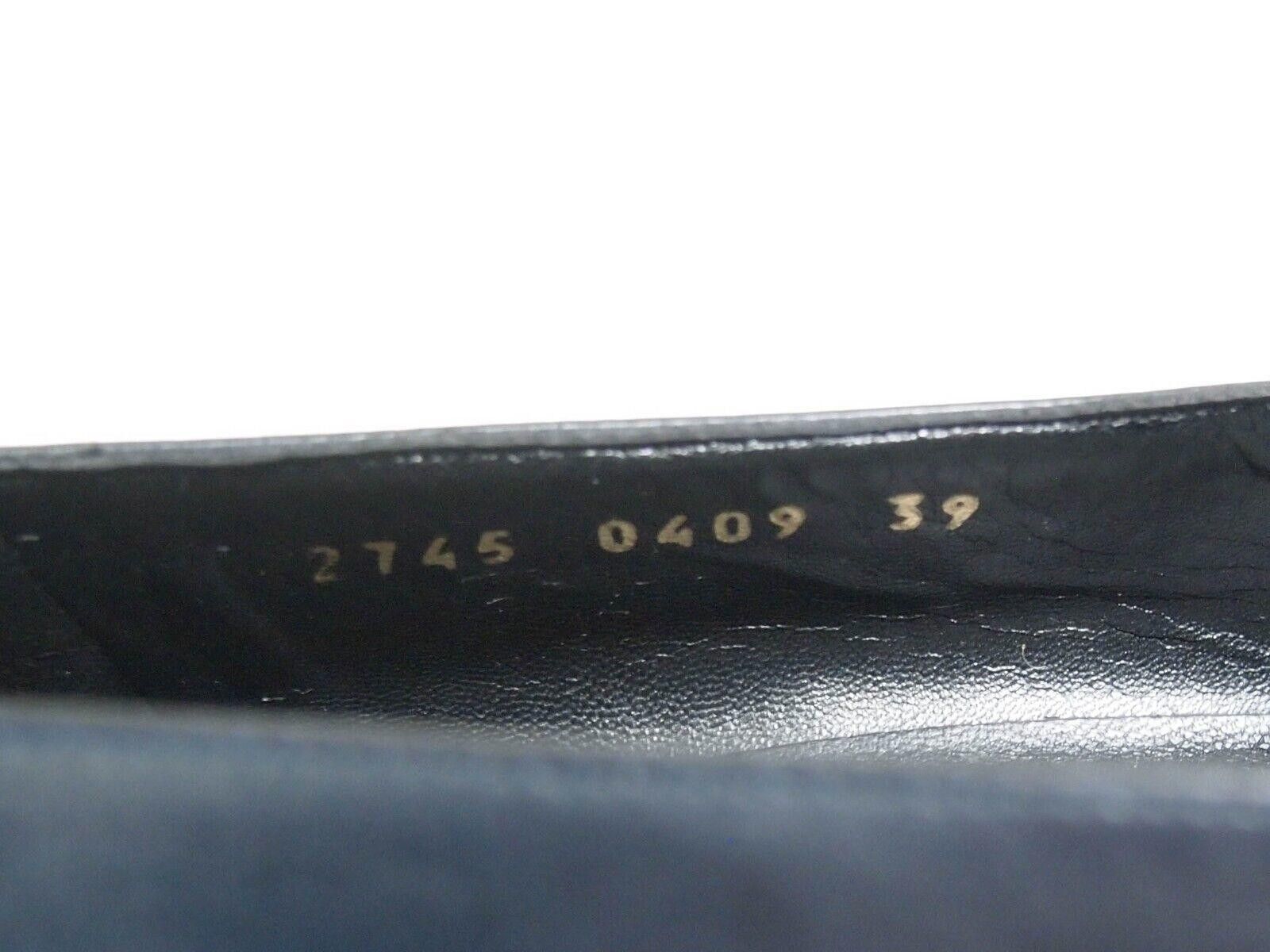 Sergio Rossi Sergio Rossi Mid Heel Pumps Blue Leather Fabric US 9 EU 39 Size US 9 / IT 39 - 5 Thumbnail