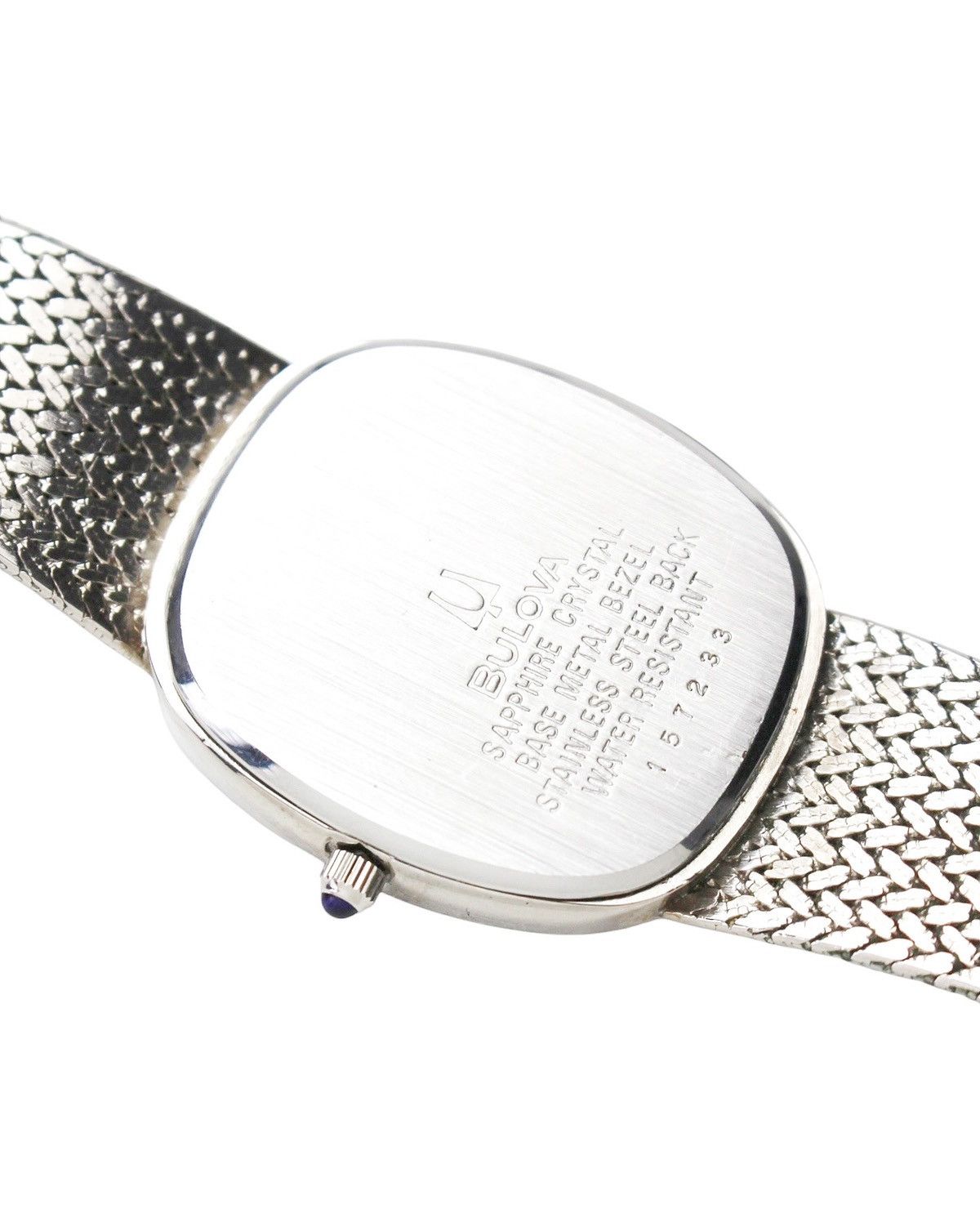 Bulova 1990S BULOVA QUARTZ CUSHION DIAL MESH WATCH Size ONE SIZE - 5 Thumbnail
