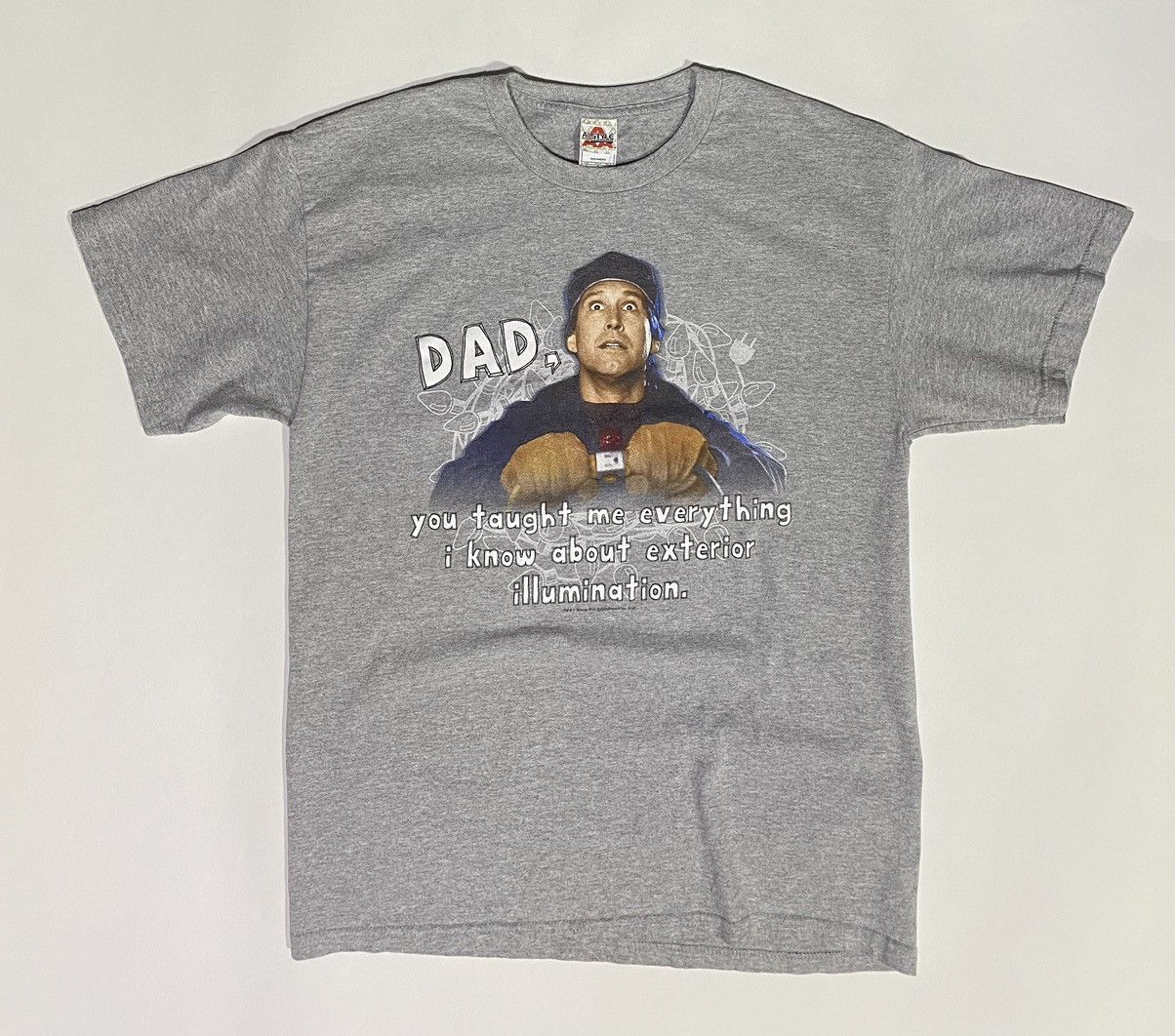 Vintage National lampoon Chevy Chase quote Tshirt -Alstyle (sz L) Size US L / EU 52-54 / 3 - 3 Thumbnail