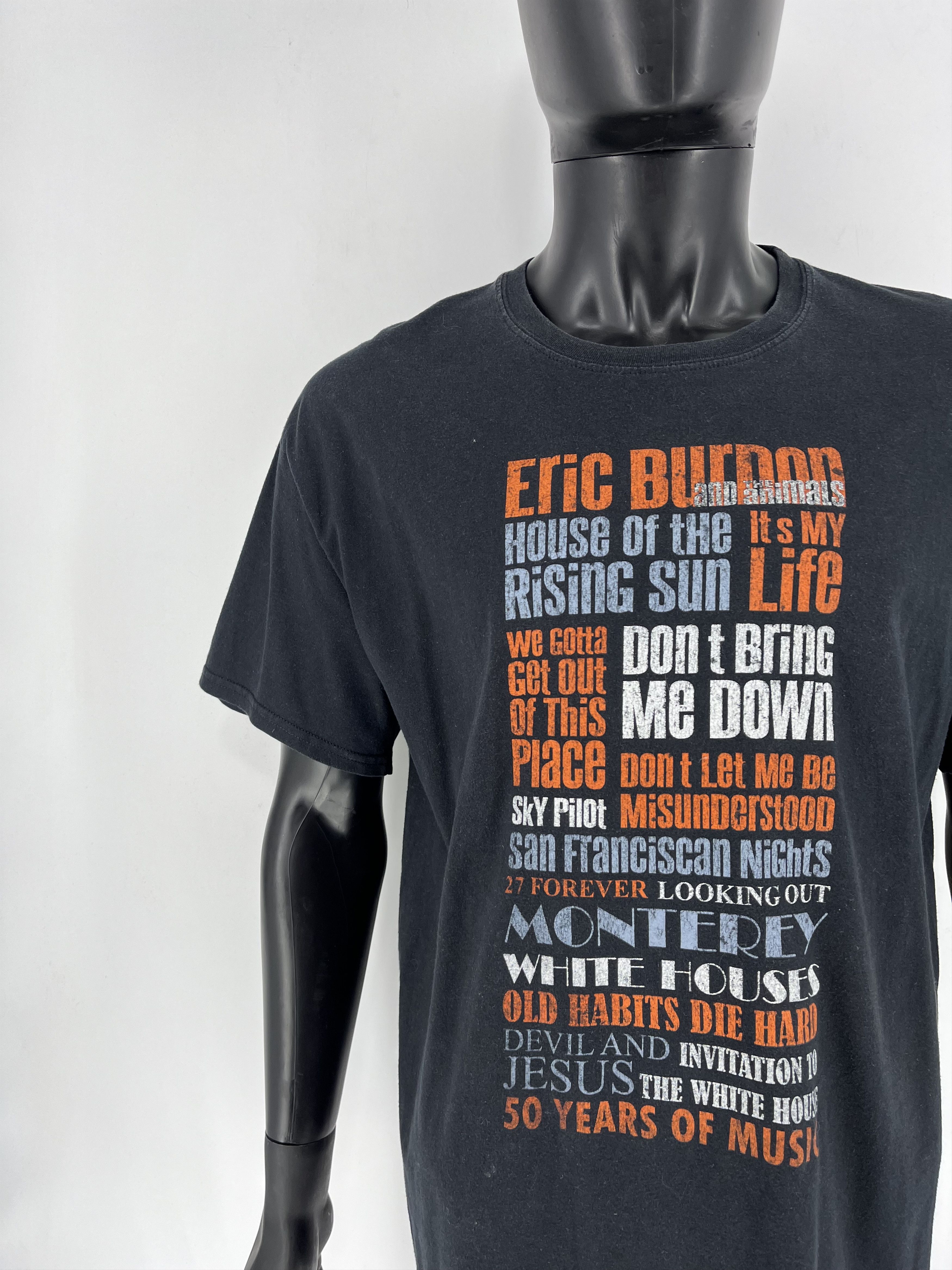 Band Tees × Vintage VINTAGE ERIC BURDON 00s Band Rock Tee Rare Tour Y2K Size US XL / EU 56 / 4 - 7 Thumbnail
