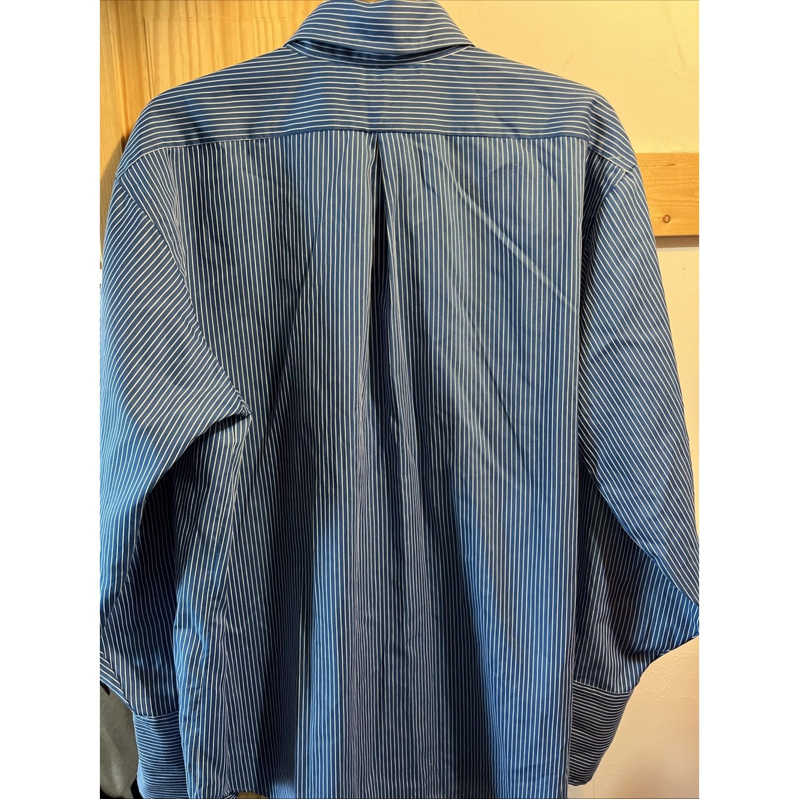 Arrow Arrow Grand Baroque Vintage Mens XL 17 33 Blue Striped Shirt Size US XL / EU 56 / 4 - 8 Thumbnail