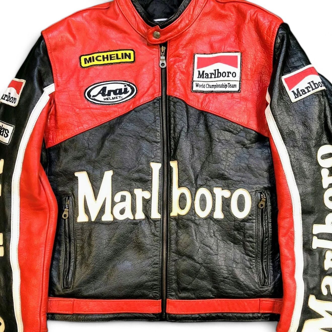 Marlboro motorcycle Racing Leather Jacket