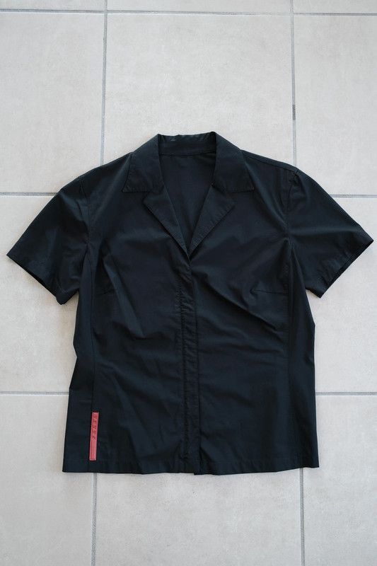 Prada Prada Linea Rossa Zipped Nylon Shirt Size M / US 6-8 / IT 42-44 - 1 Thumbnail