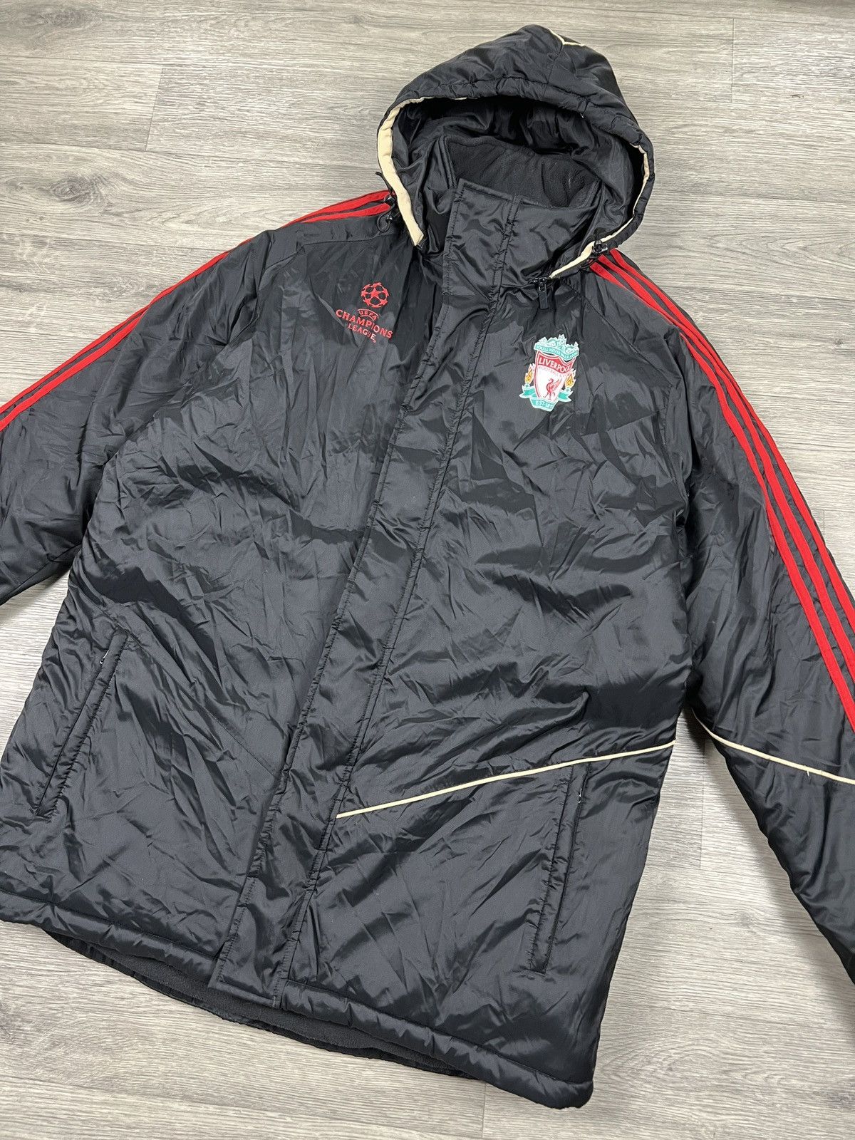 Adidas Adidas Liverpool Champions League Coaches Jacket - Black - L Size US L / EU 52-54 / 3 - 2 Thumbnail