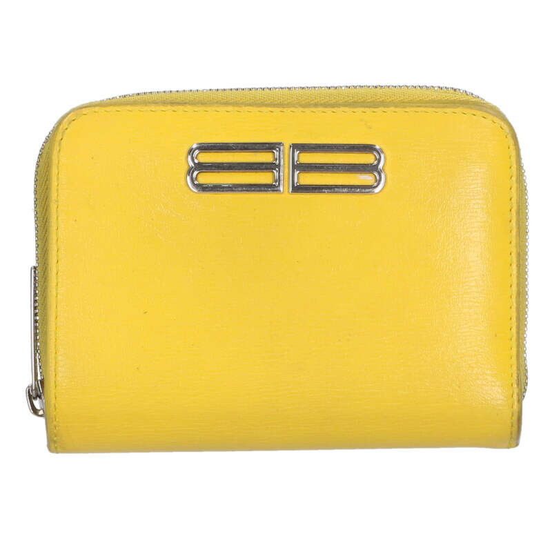 Balenciaga Signature Square Folded Wallet BB Monogram Coated