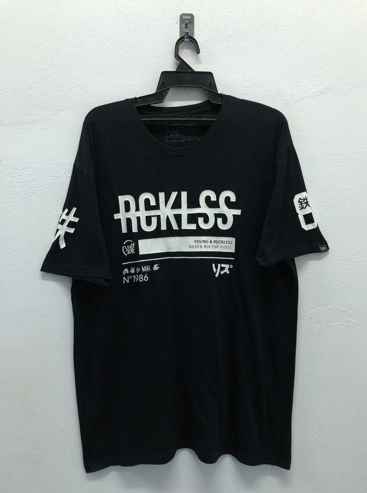 Young And Reckless Vintage Young & Reckless Never Ask The Odds T-Shirt Size US XL / EU 56 / 4 - 1 Thumbnail