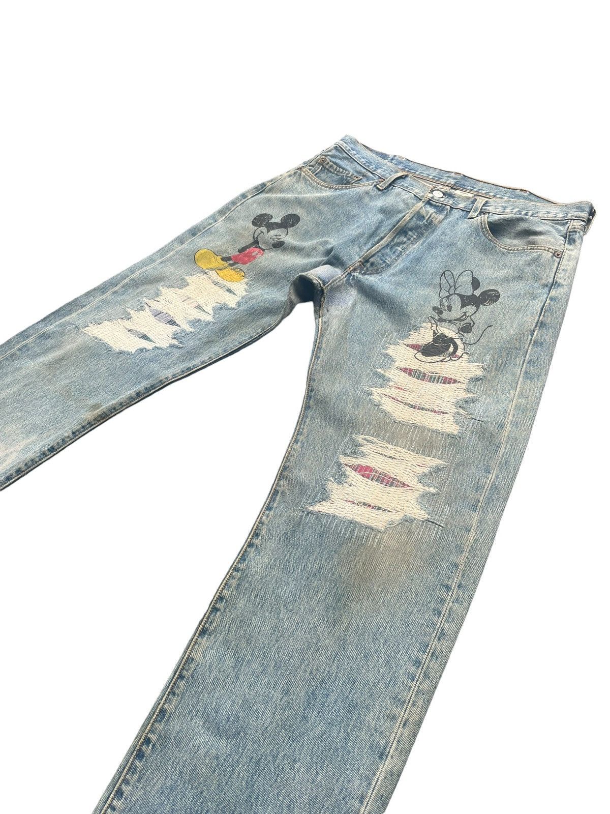 Levi's × Levi's Vintage Clothing Vintage 2002 Levis 501 Custom Distresed Size US 38 / EU 54 - 2 Thumbnail