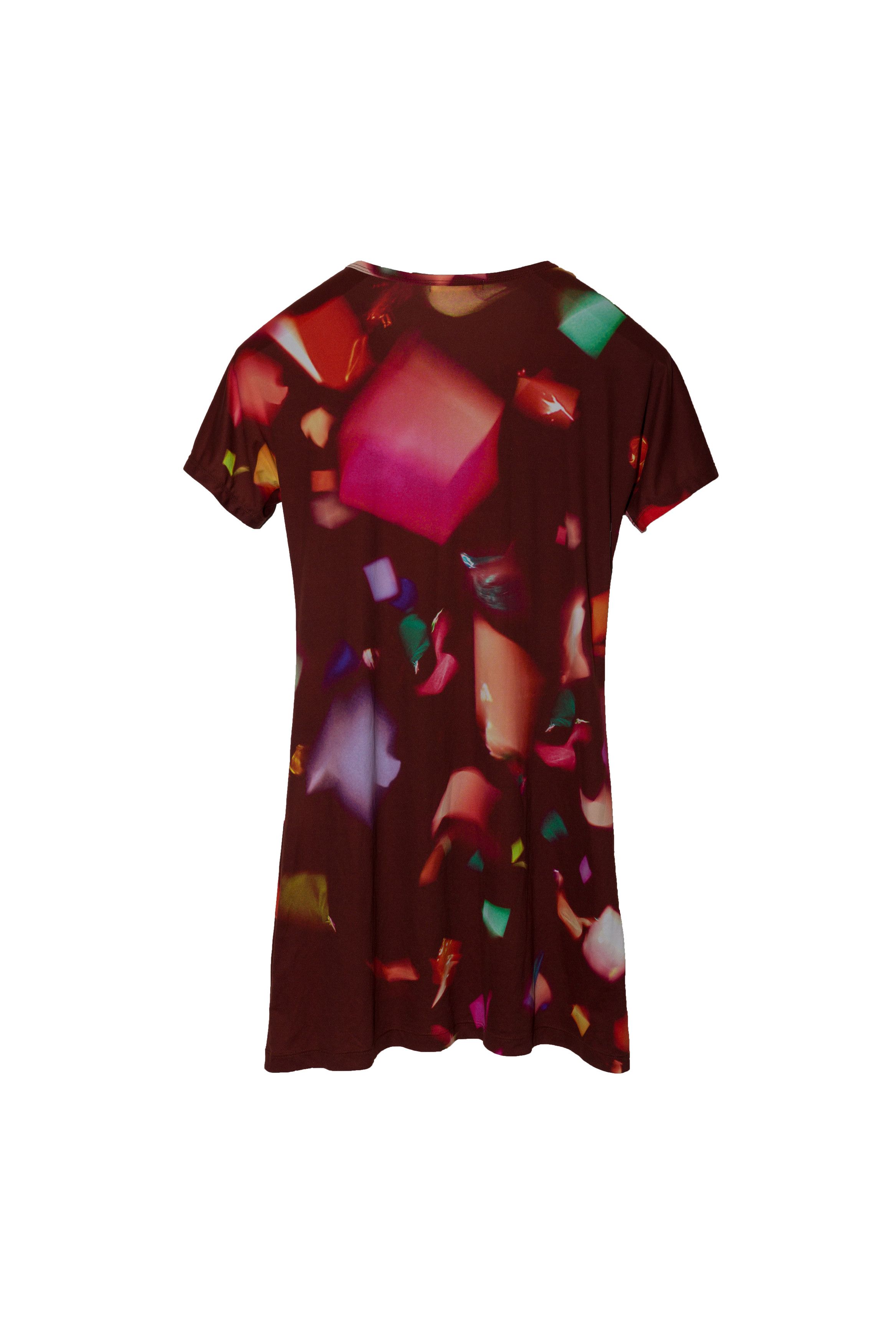 Issey Miyake FALLING GEMS AND JEWELS SHORT S/S TOP DRESS Size M / US 6-8 / IT 42-44 - 2 Thumbnail