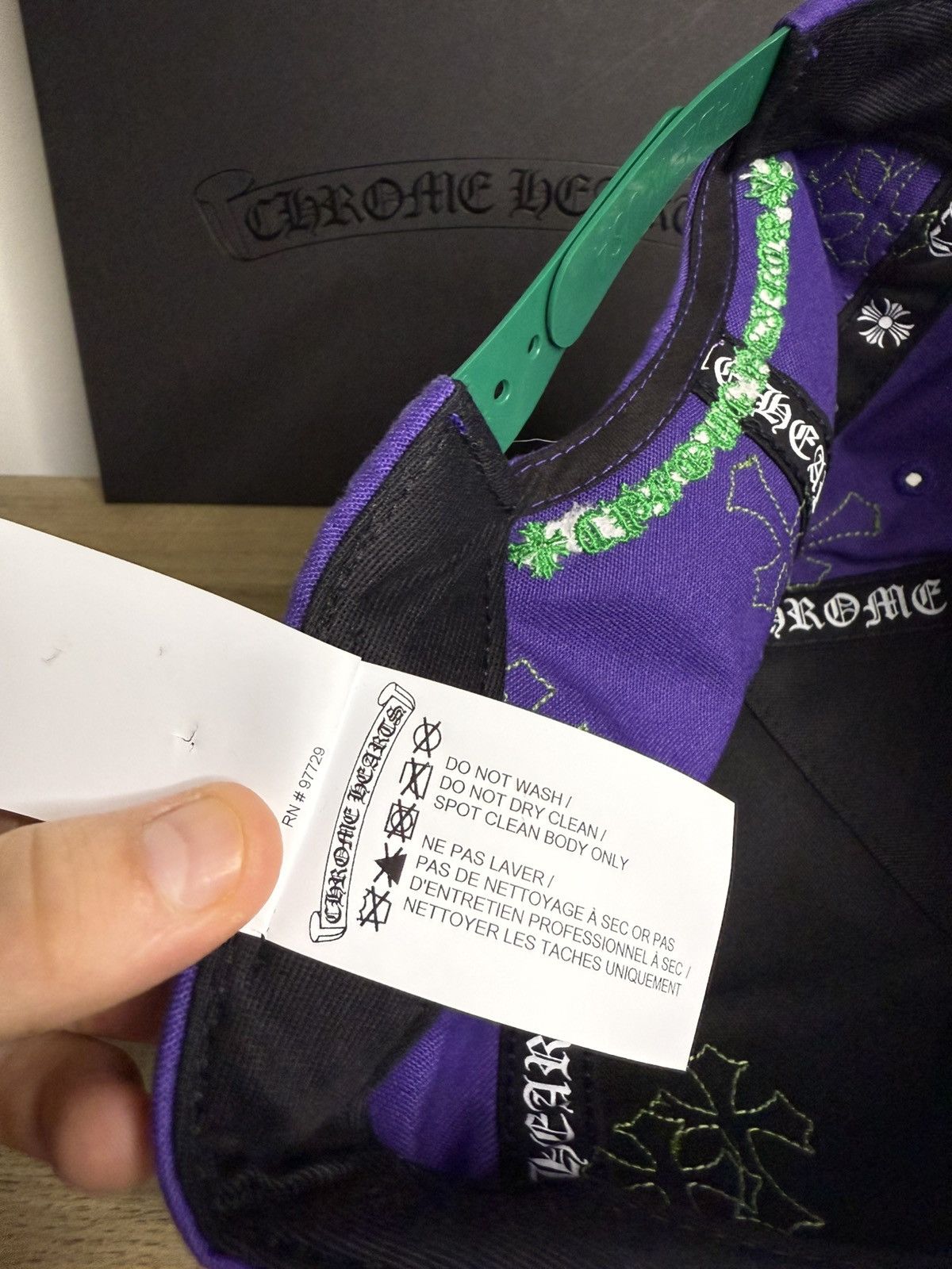 Chrome Hearts Chrome Hearts Purple/Green Cross Patch Trucker Hat Size ONE SIZE - 6 Thumbnail