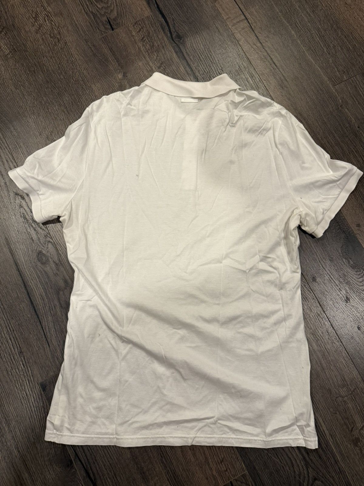 Burberry Burberry Men’s White Polo Gold Accents Size US M / EU 48-50 / 2 - 4 Thumbnail