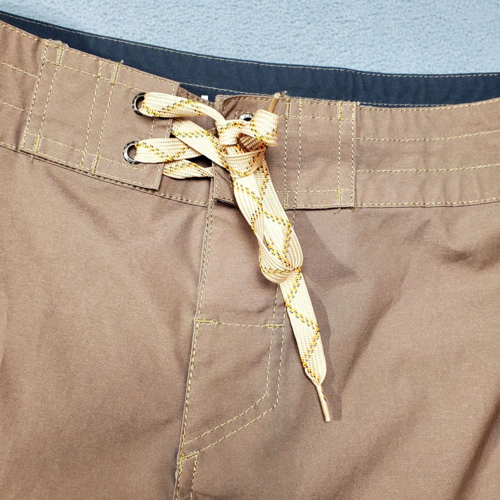 Howler Brothers Howler Bros Board Shorts Mens 32 Brown Retro HB Chargers Surf Trunks Size US 32 / EU 48 - 3 Thumbnail