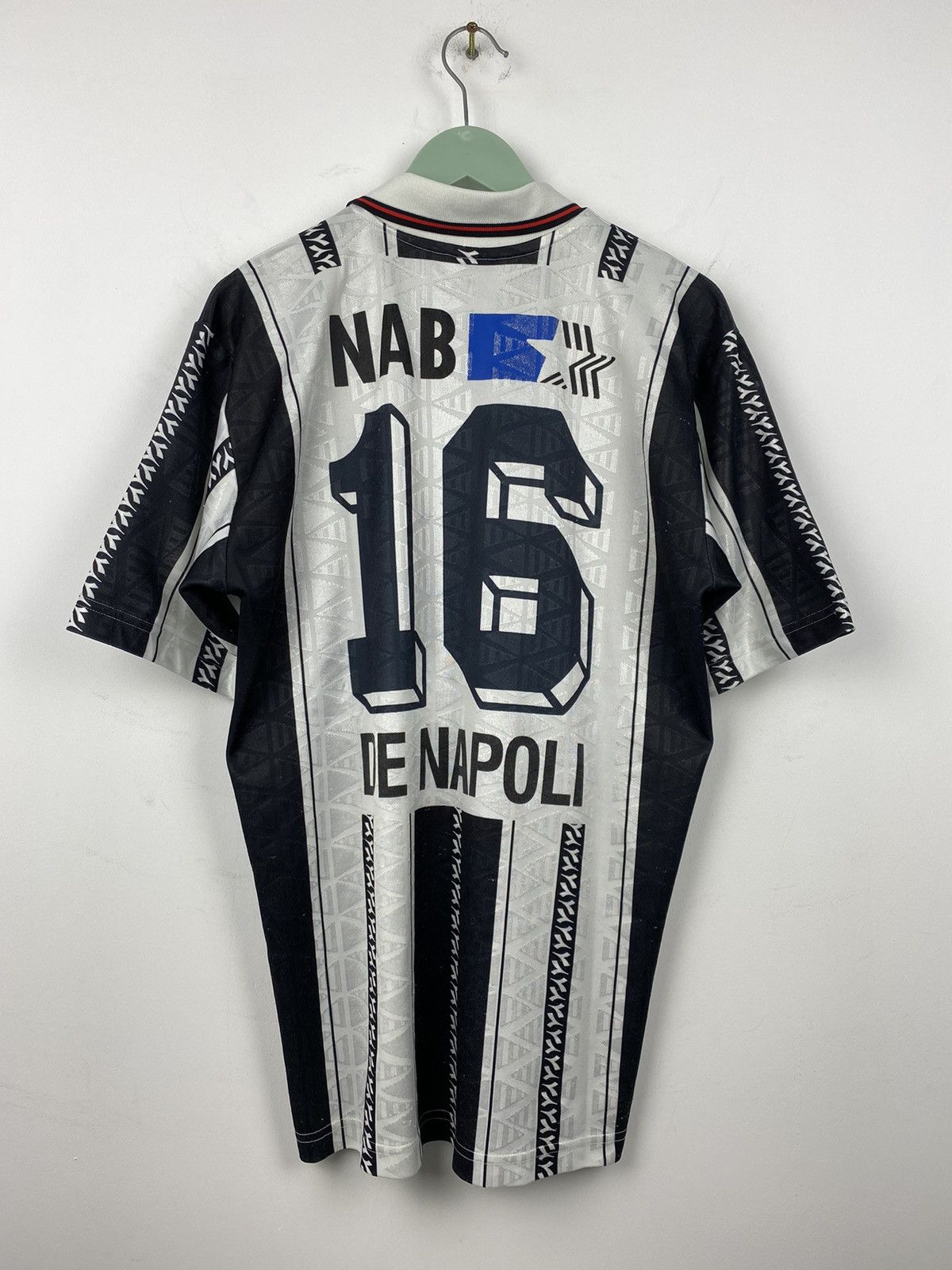 Maillot Vintage Diadora FC Aarau Suisse 1998/99 Domicile - Taille L Homme