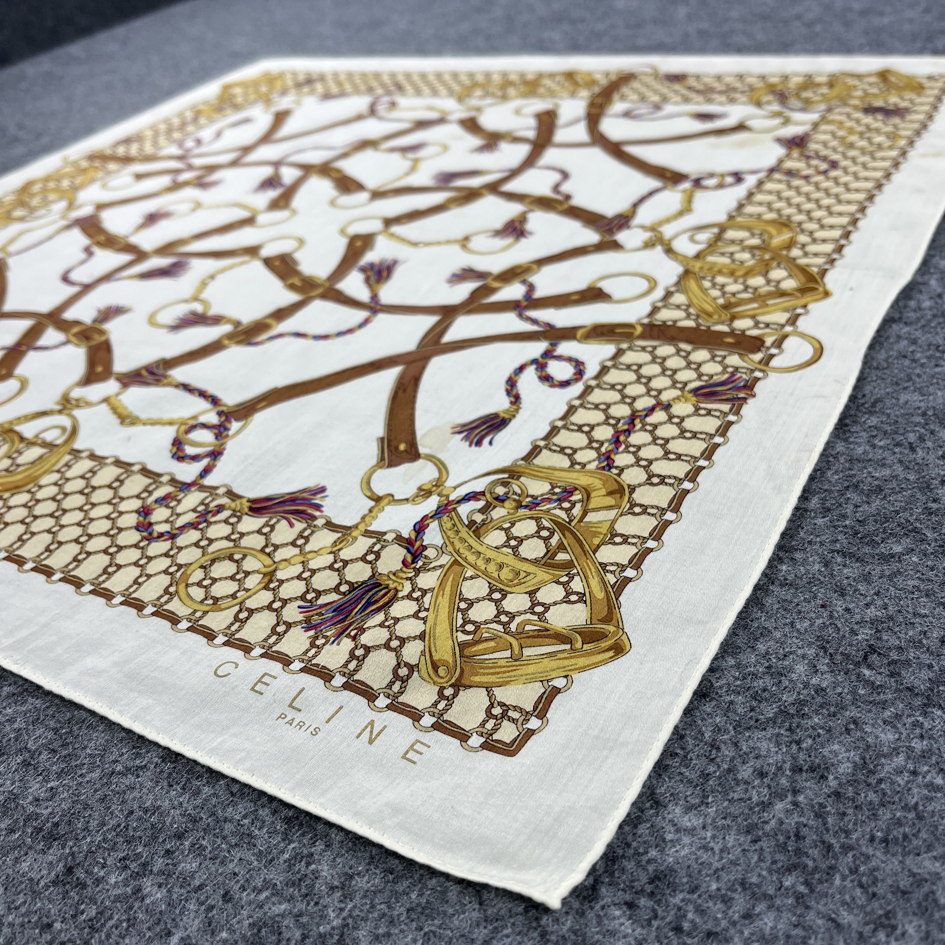 Celine Celine Handkerchief / Bandana / Neckerchief B527 Size ONE SIZE - 5 Thumbnail