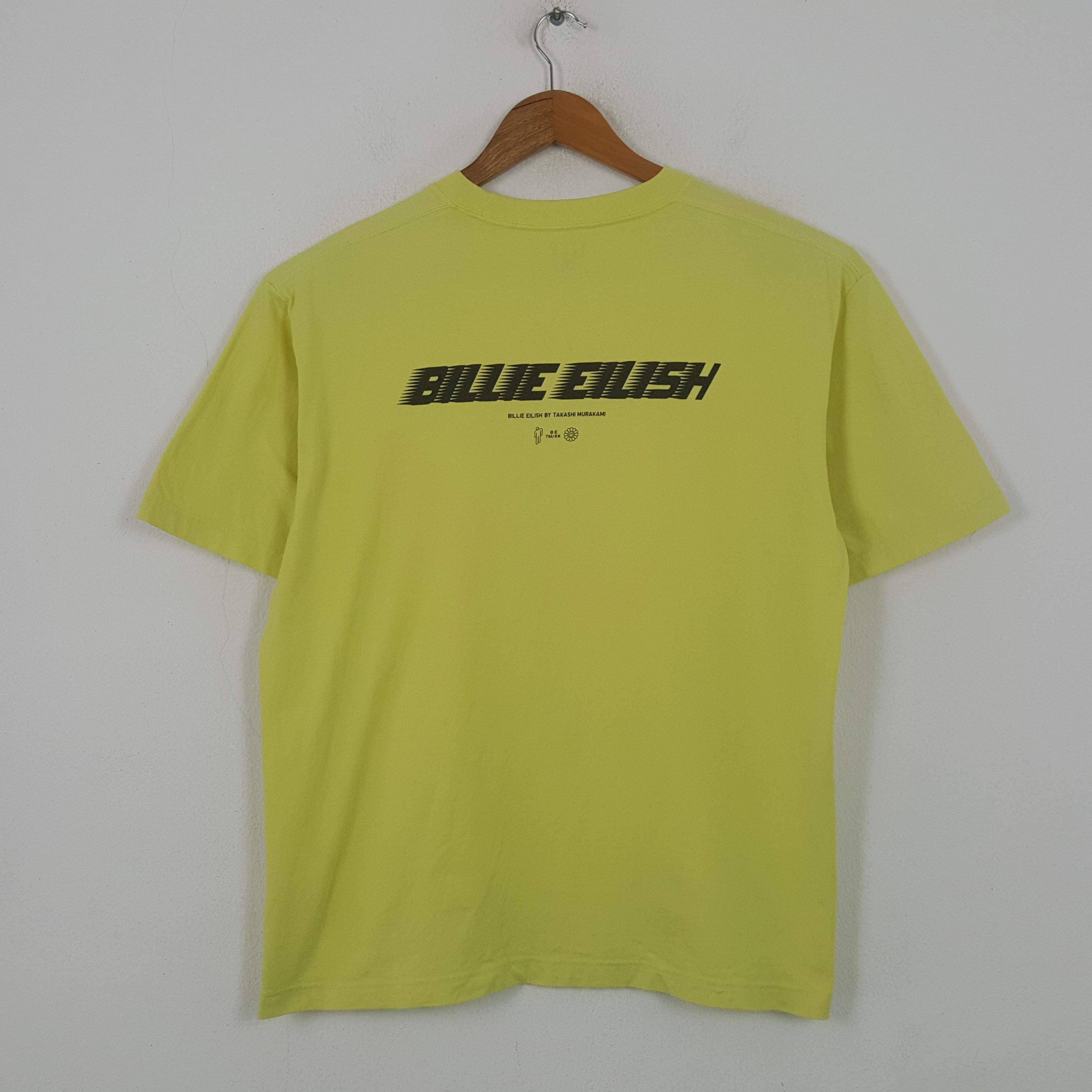 Billie Eilish × Takashi Murakami Vintage Billie Eilish x Takashi Murakami Japan T-shirt RR3 Size US L / EU 52-54 / 3 - 3 Thumbnail