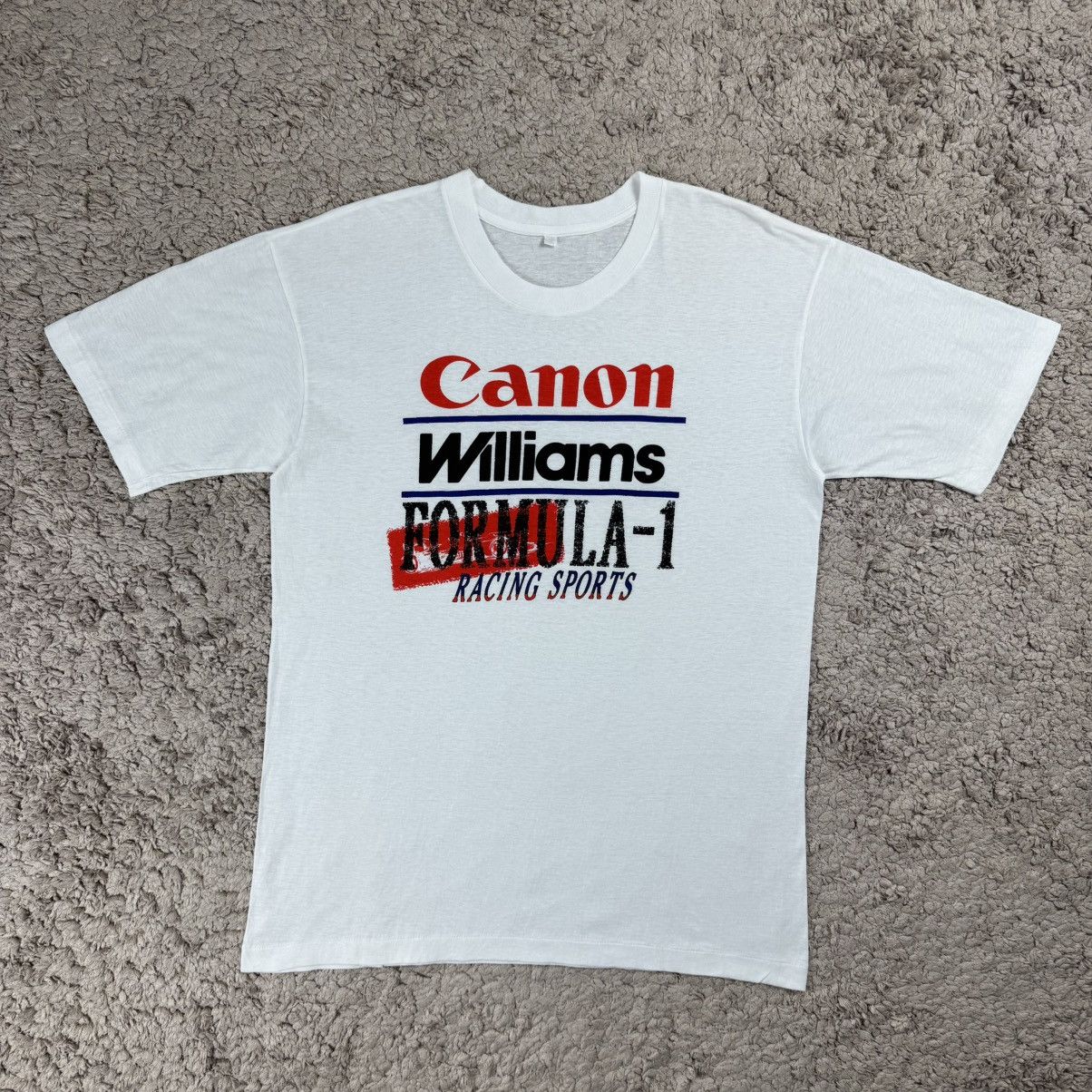 Formula 1 Vintage Promo Canon Williams Racing Sport Formula 1 T-shirt Size US L / EU 52-54 / 3 - 1 Thumbnail