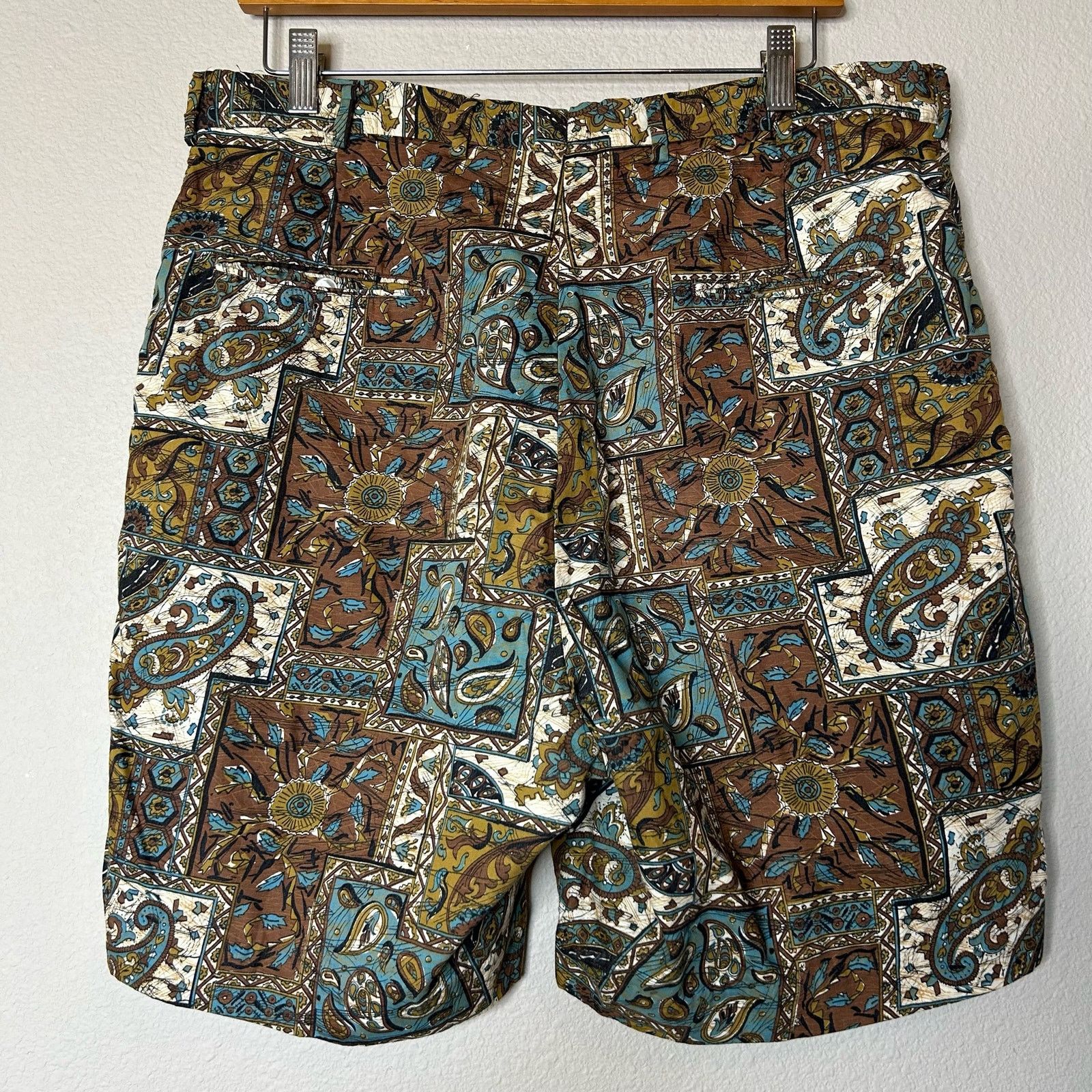 Jantzen Jantzen Mens Shorts Vintage Paisley Retro Classic 60s Sz 36 Size US 36 / EU 52 - 7 Thumbnail