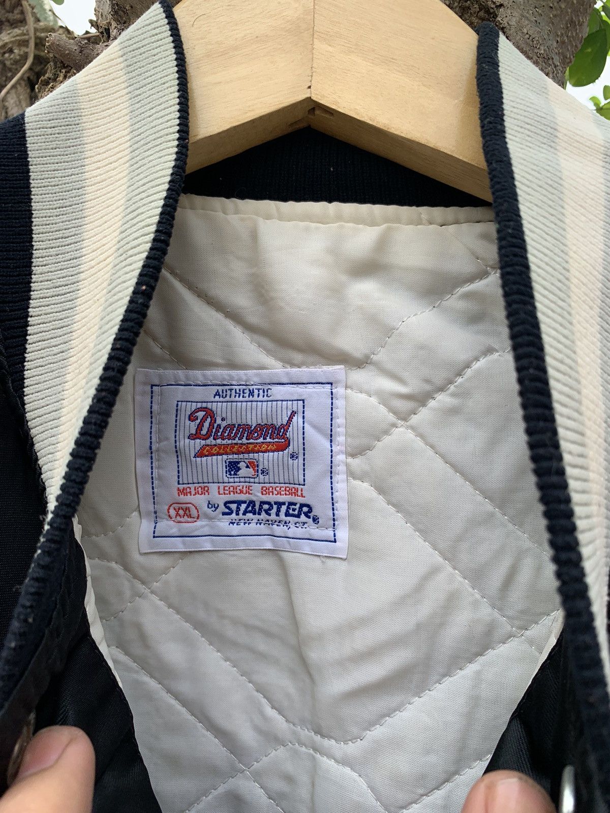 Starter × Vintage STARTER VARSITY JACKET WHITE SOX Size US XXL / EU 58 / 5 - 3 Thumbnail