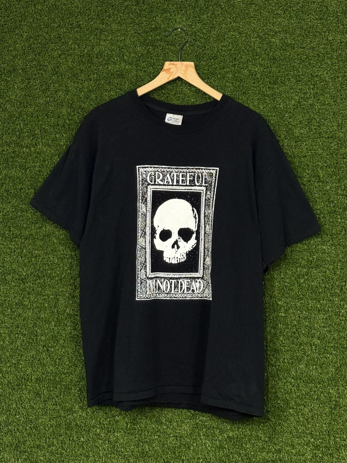 Vintage Vintage Grateful I'm Not Dead Skull Art Bones T Shirt XL Size US XL / EU 56 / 4 - 1 Thumbnail
