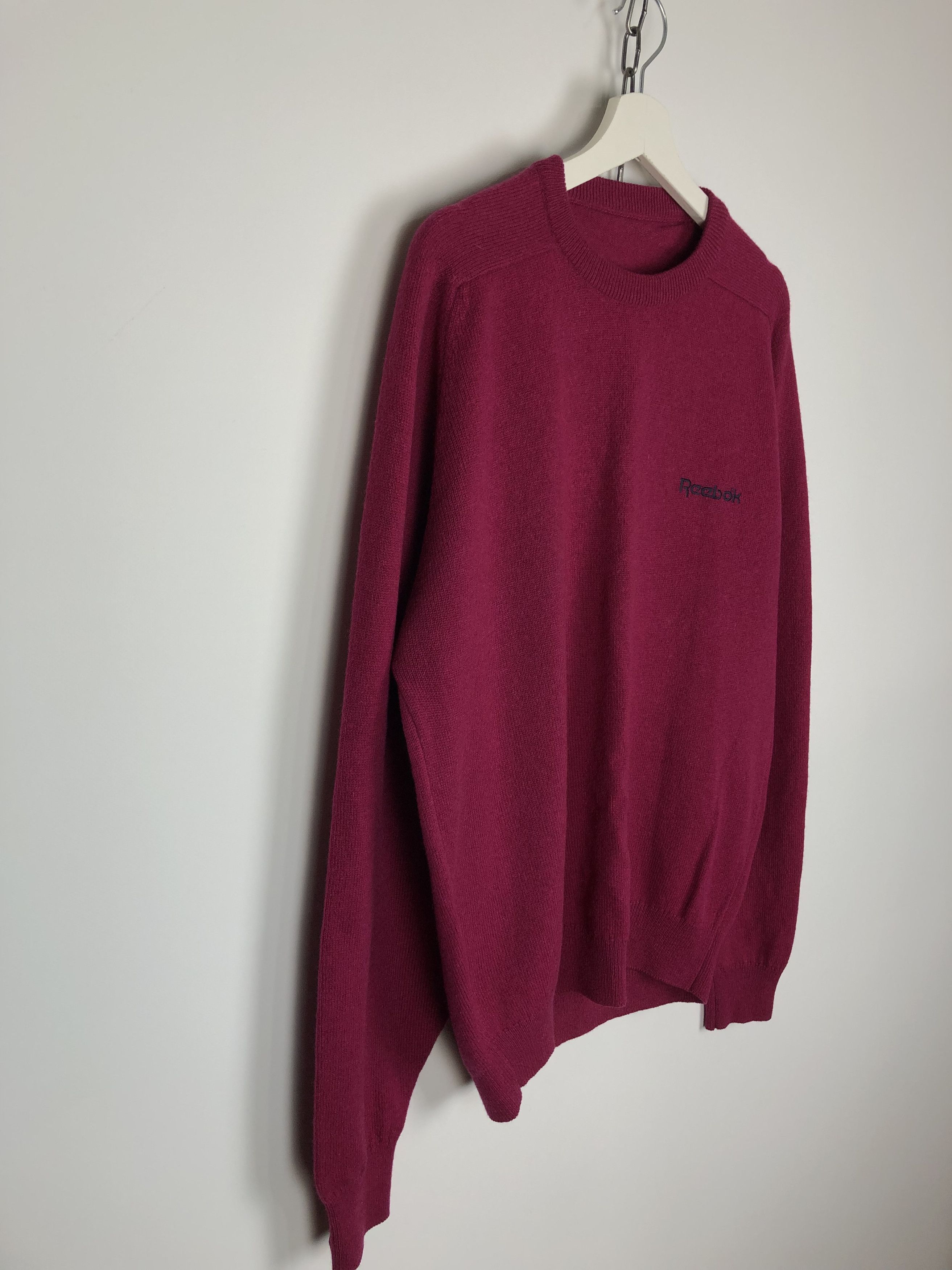 Reebok Reebok Vintage Wool Sweater Crewneck Pullover size L Size US L / EU 52-54 / 3 - 5 Thumbnail