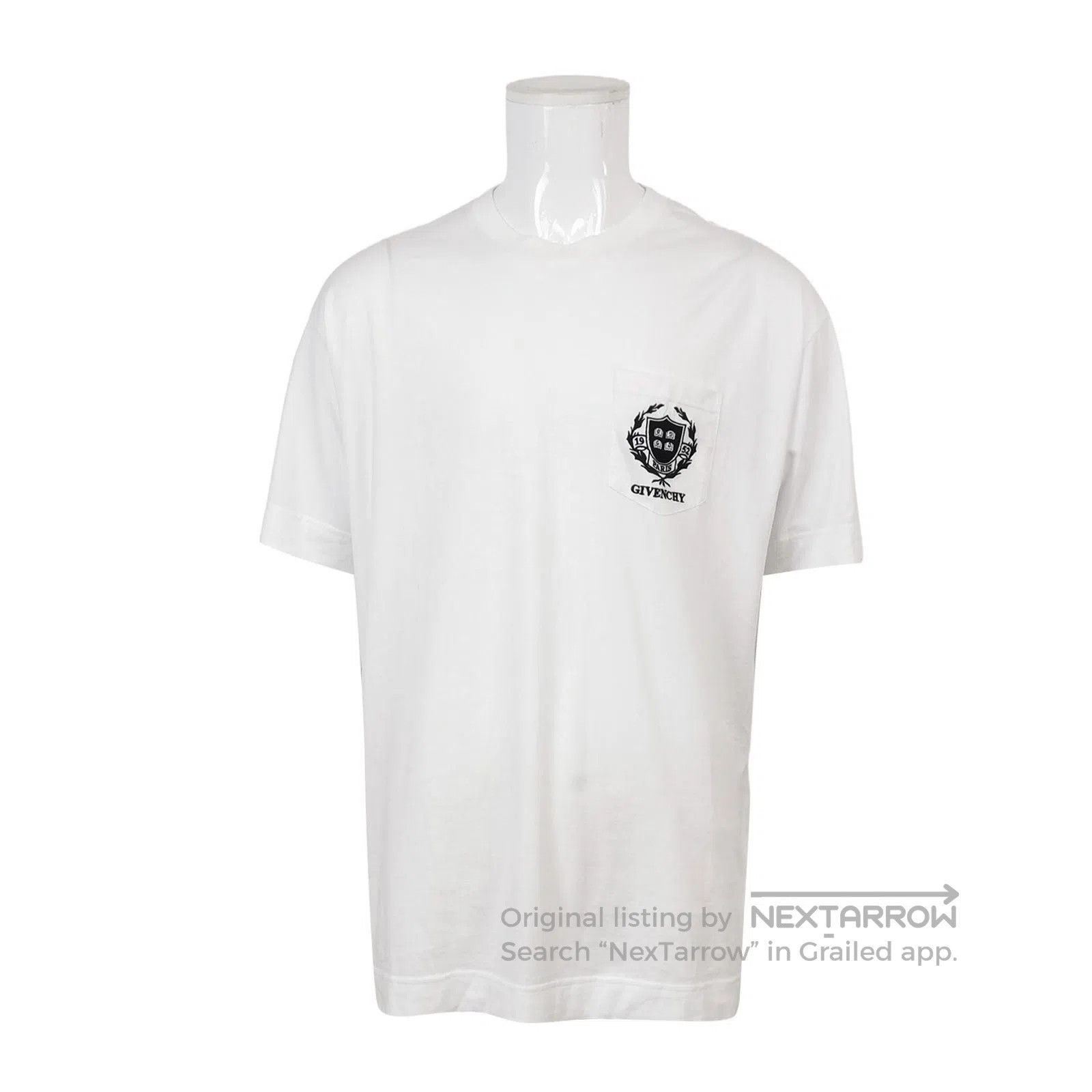 Givenchy Givenchy S Size Cotton Logo Crewneck T. Size US S / EU 44-46 / 1 - 1 Thumbnail