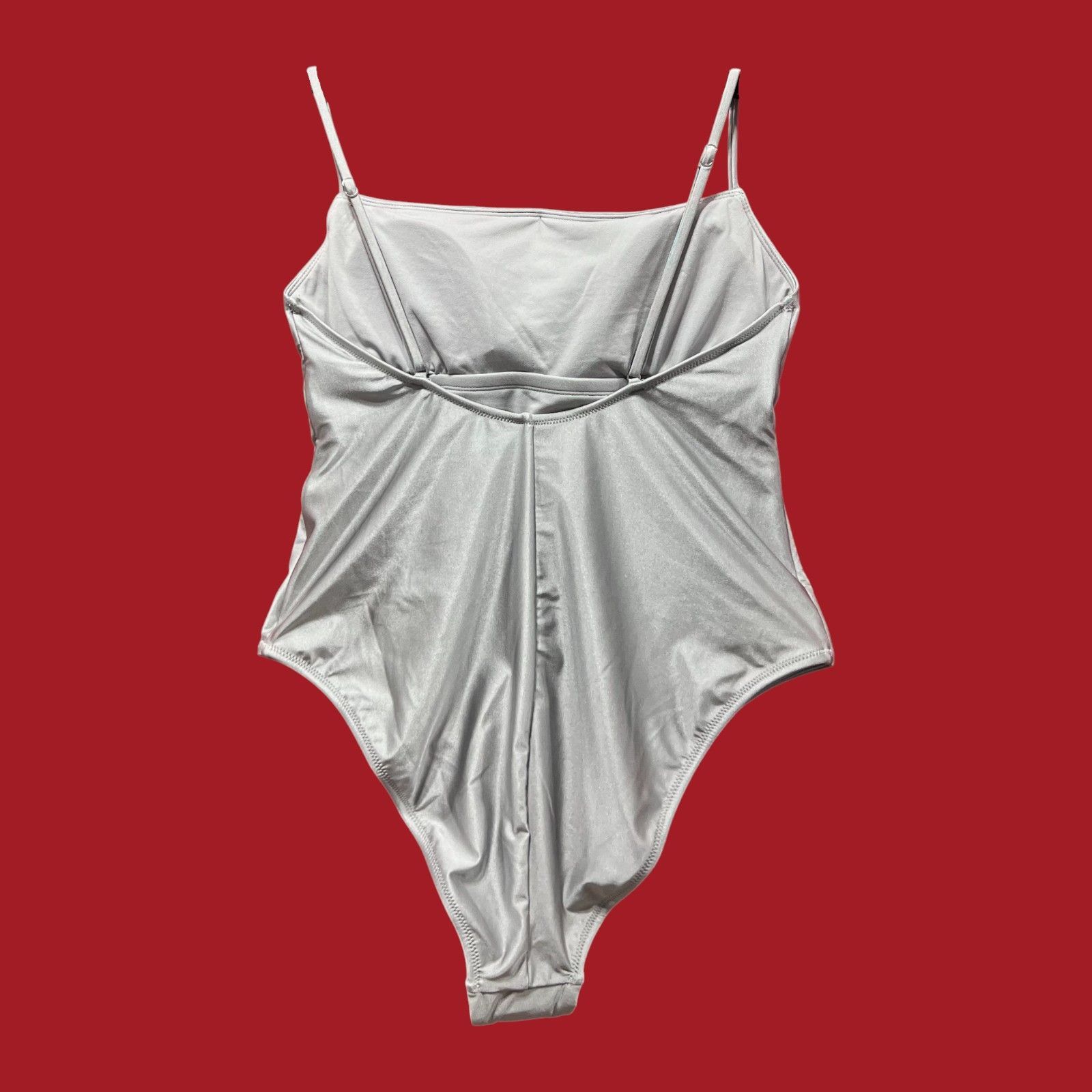 Other Shade & Shore - Women's Square Neck High Leg Cheeky Swimsuit Size ONE SIZE - 4 Thumbnail