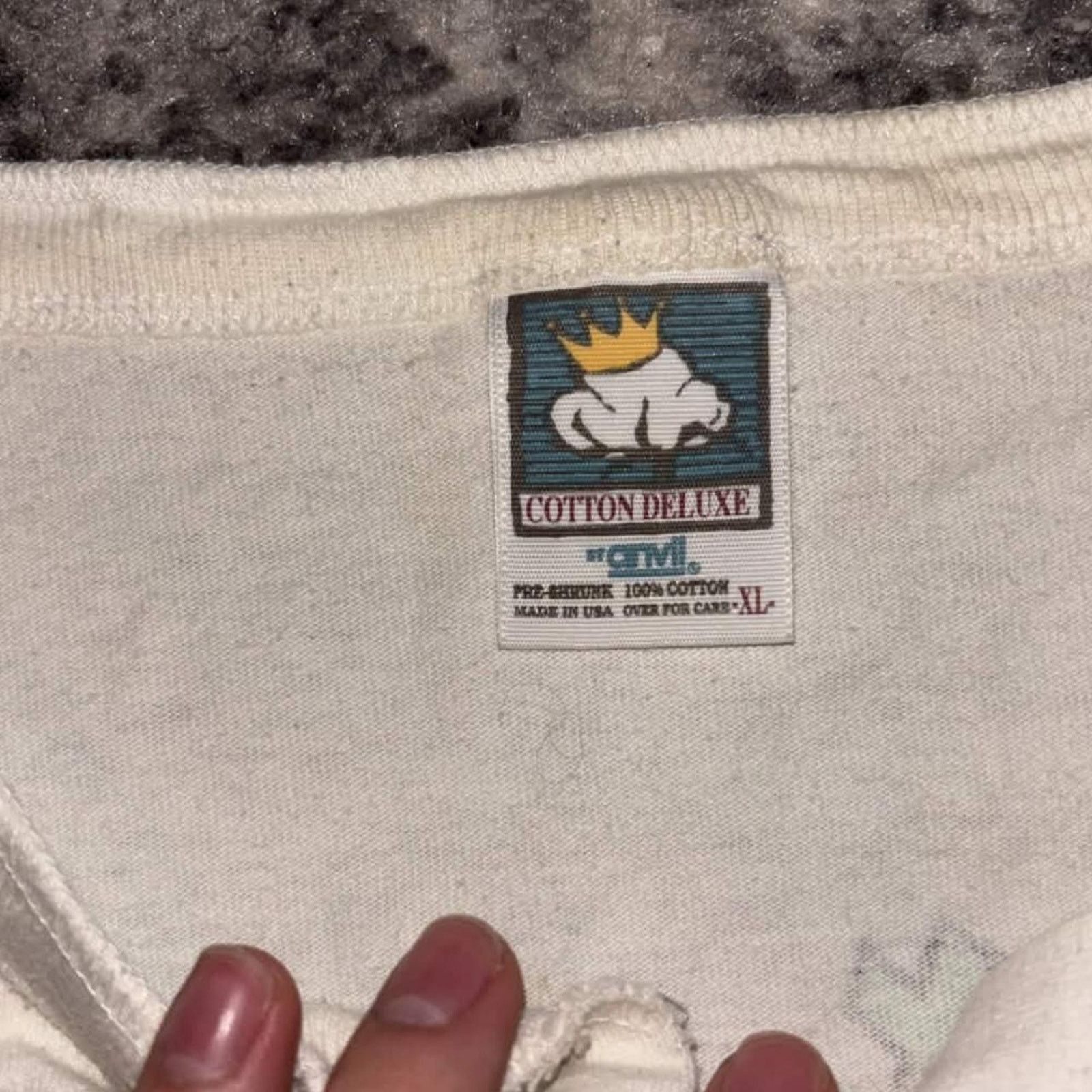 Vintage Vintage 90s Christian Camp Perkins Staff Henley Shirt Size US XL / EU 56 / 4 - 2 Thumbnail