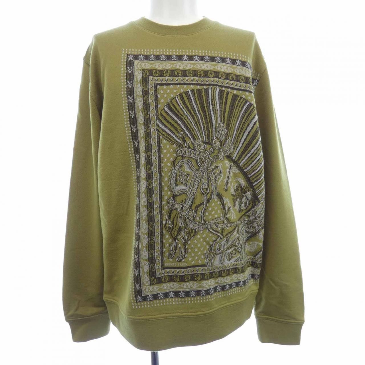 Hermes Hermes Hermes Sweatshirt Sweatshirt Cotton Sweatshirts & Hoodies DUTY FREE for USA Size ONE SIZE - 1 Thumbnail