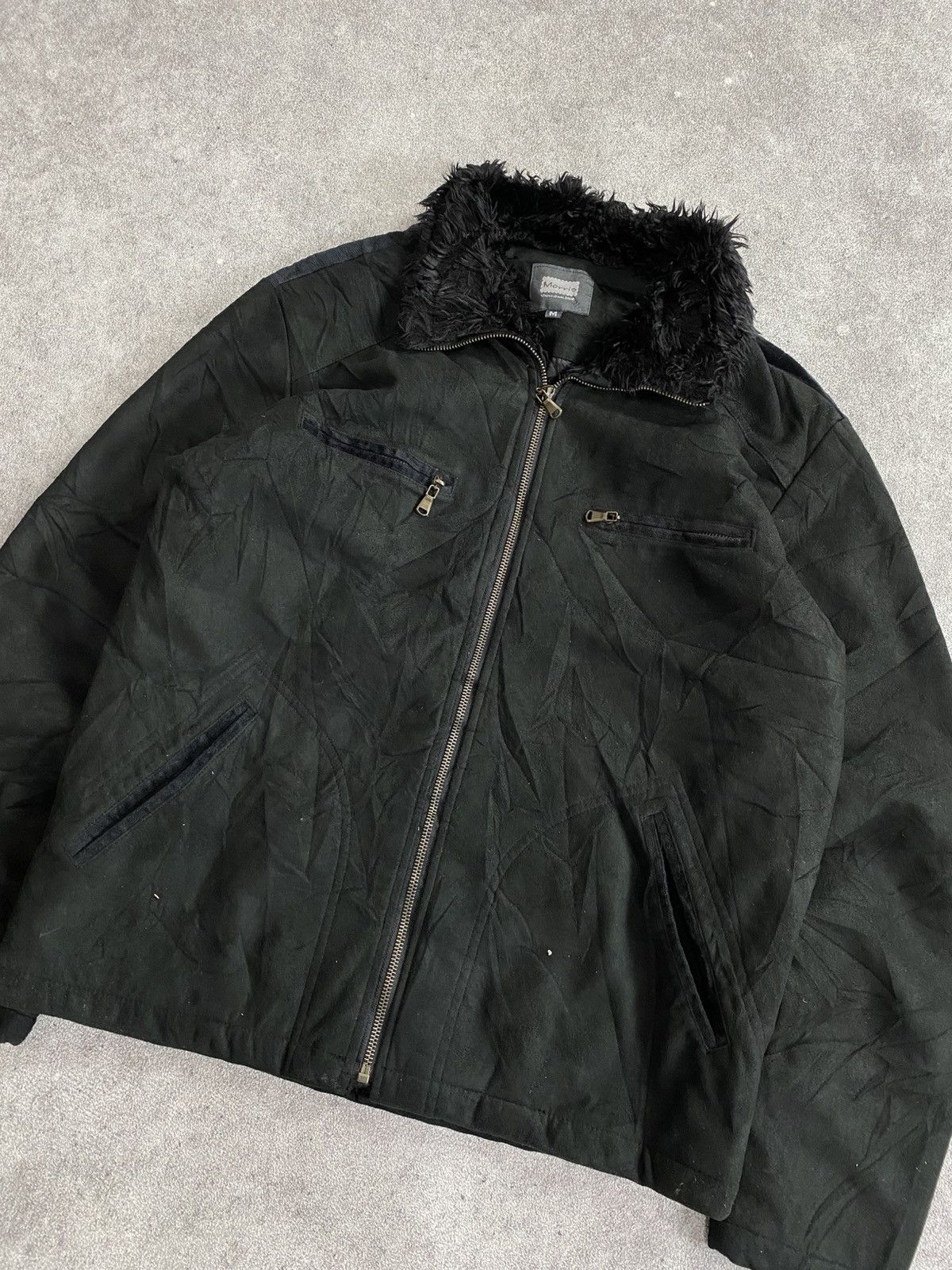 If Six Was Nine × Japanese Brand × Le Grande Bleu (L.G.B.) 2000s Morris Faux Fur Quilted Jacket Size US M / EU 48-50 / 2 - 2 Thumbnail