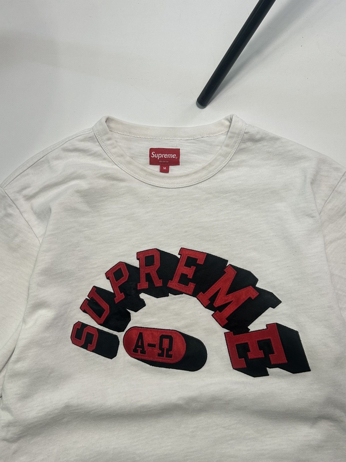 Supreme × Vintage Supreme White Shirt Big Logo Mens Size M Size US M / EU 48-50 / 2 - 4 Thumbnail