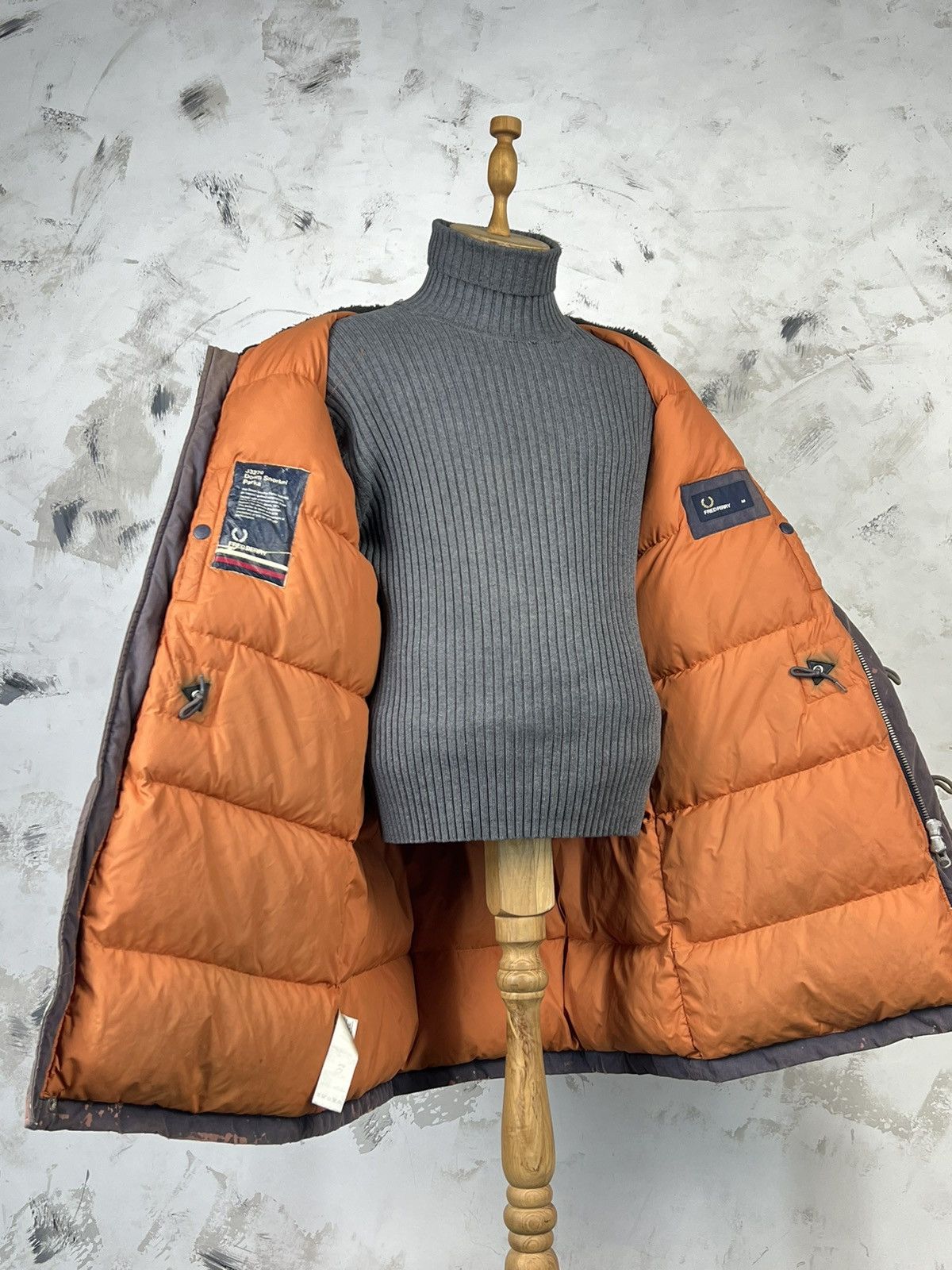 Fred Perry Fred Perry Custom Down Snorkel Parka Hooded Jacket Size M-L Size US M / EU 48-50 / 2 - 14 Thumbnail