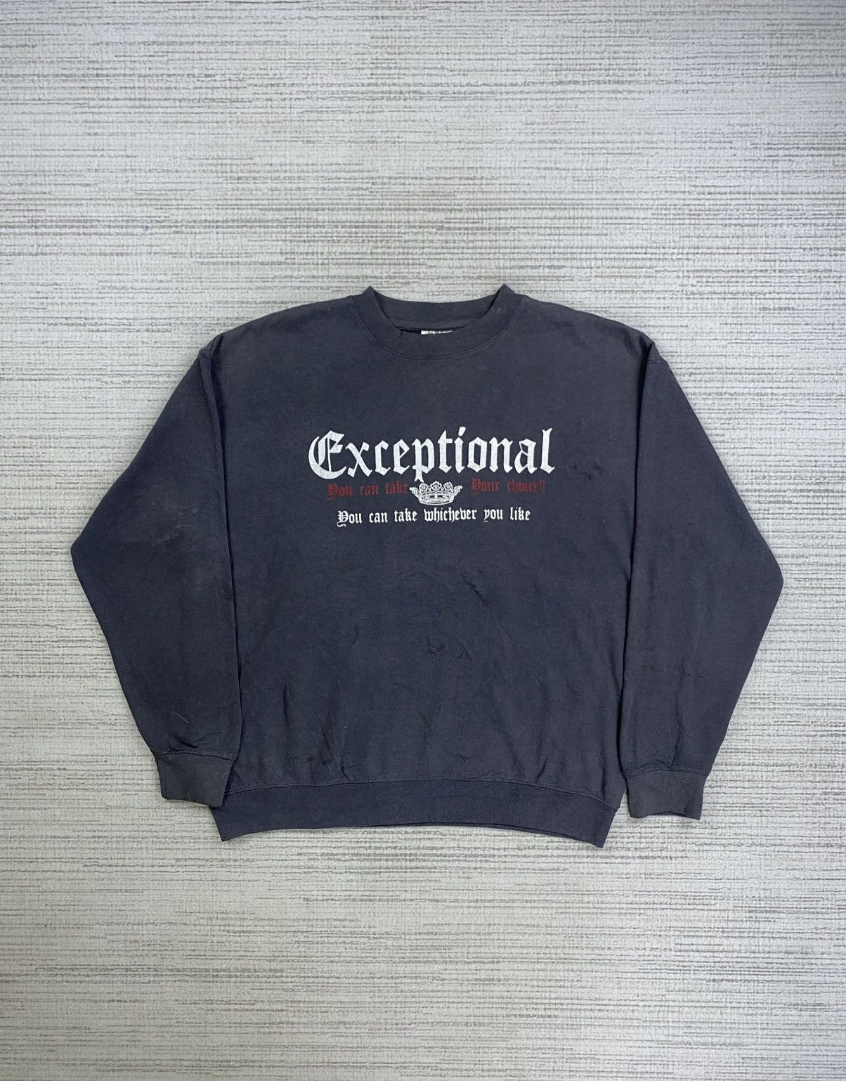 Bullet Noise 🔥Vintage Bullet Noise Skull Weapon Printed Sweatshirt Size US L / EU 52-54 / 3 - 2 Thumbnail