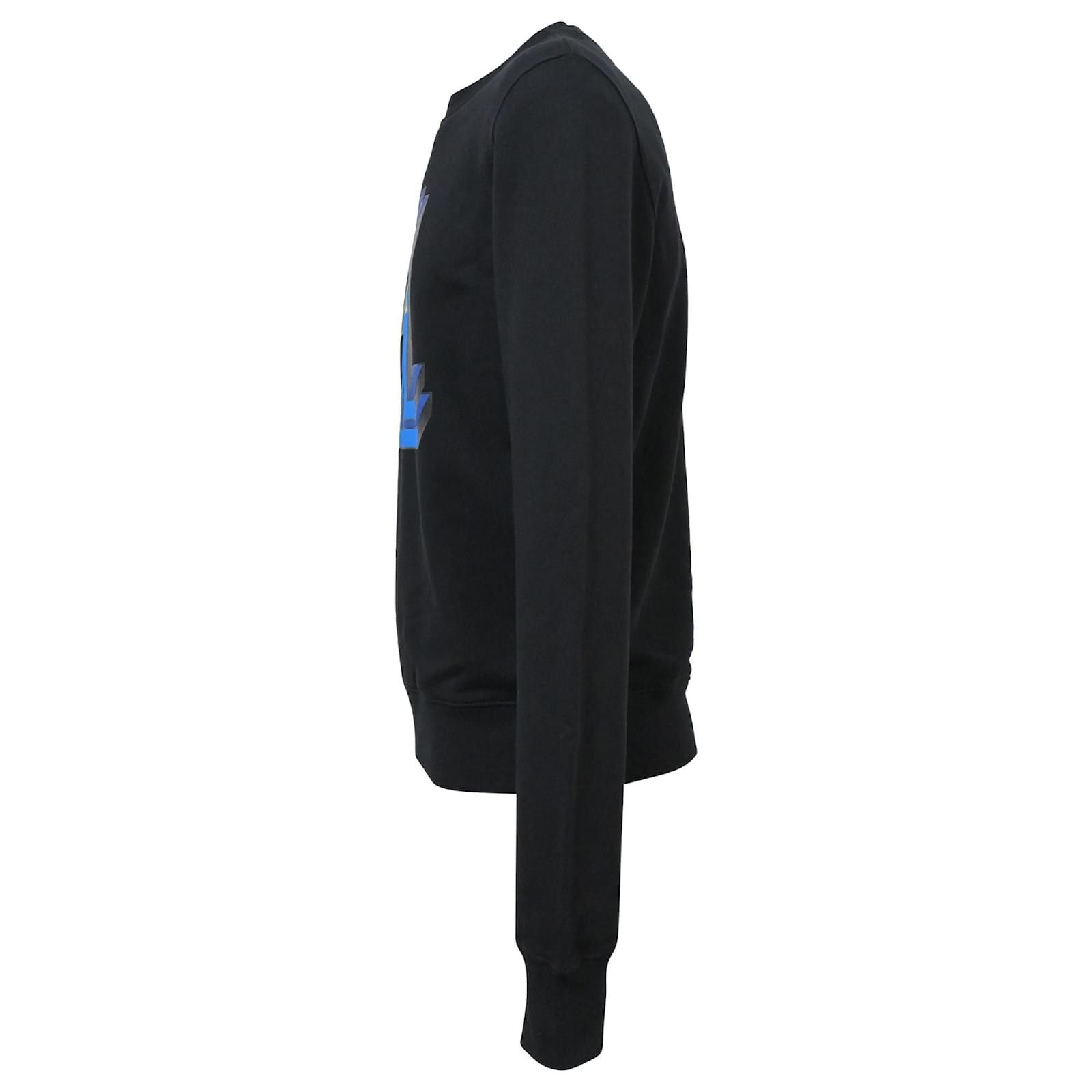 Lanvin o1y0225 Logo Sweatshirt in Black Size US XS / EU 42 / 0 - 2 Thumbnail