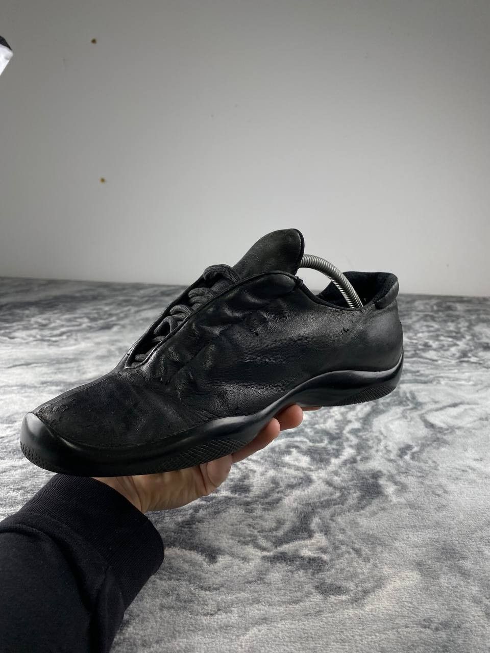 Prada Prada Leather Sneakers Size US 7 / EU 40 - 5 Thumbnail