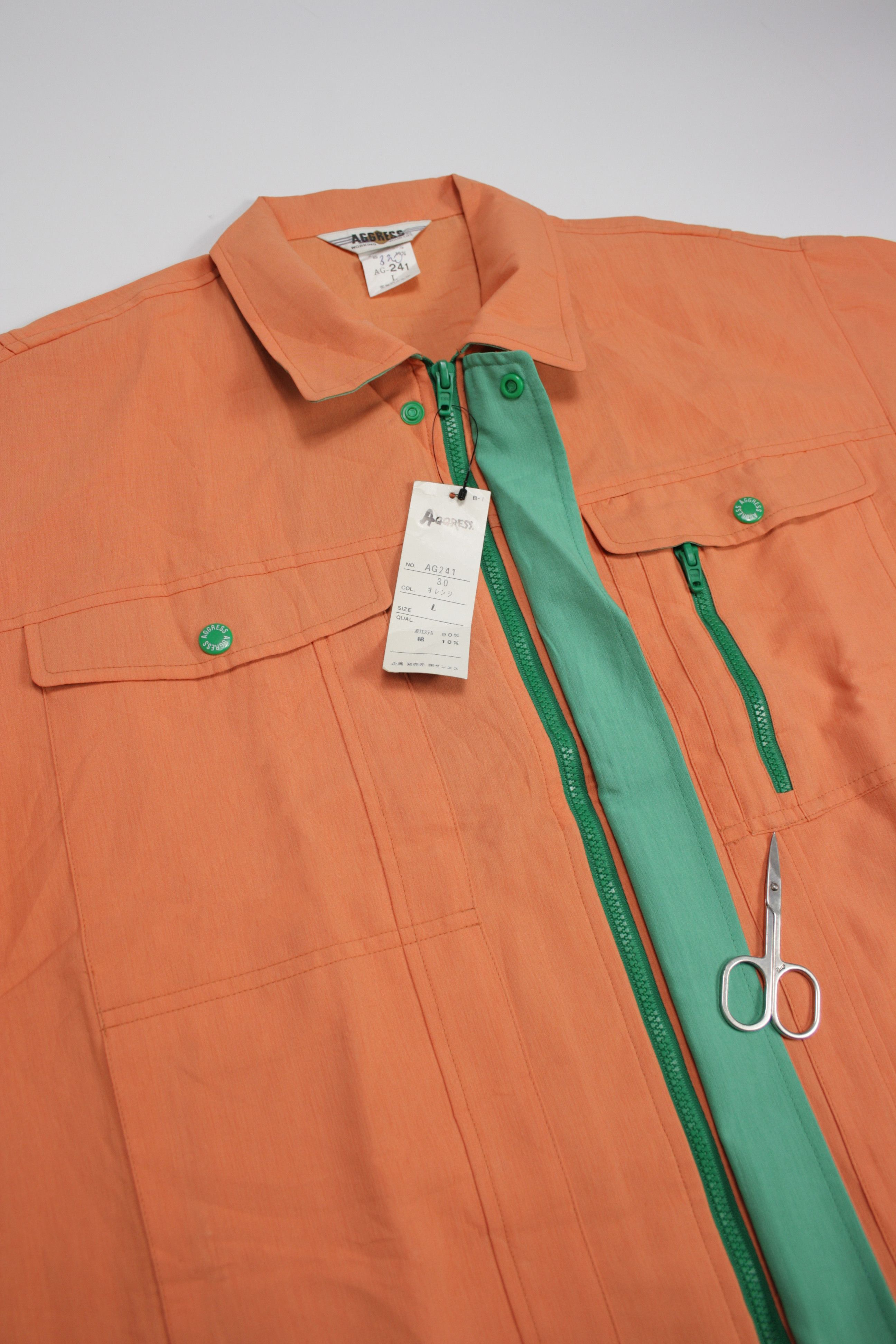 Japanese Brand × Vintage Aggress Y2K Vintage Japanese Workwear Utility Jacket Shirt Size US M / EU 48-50 / 2 - 9 Thumbnail