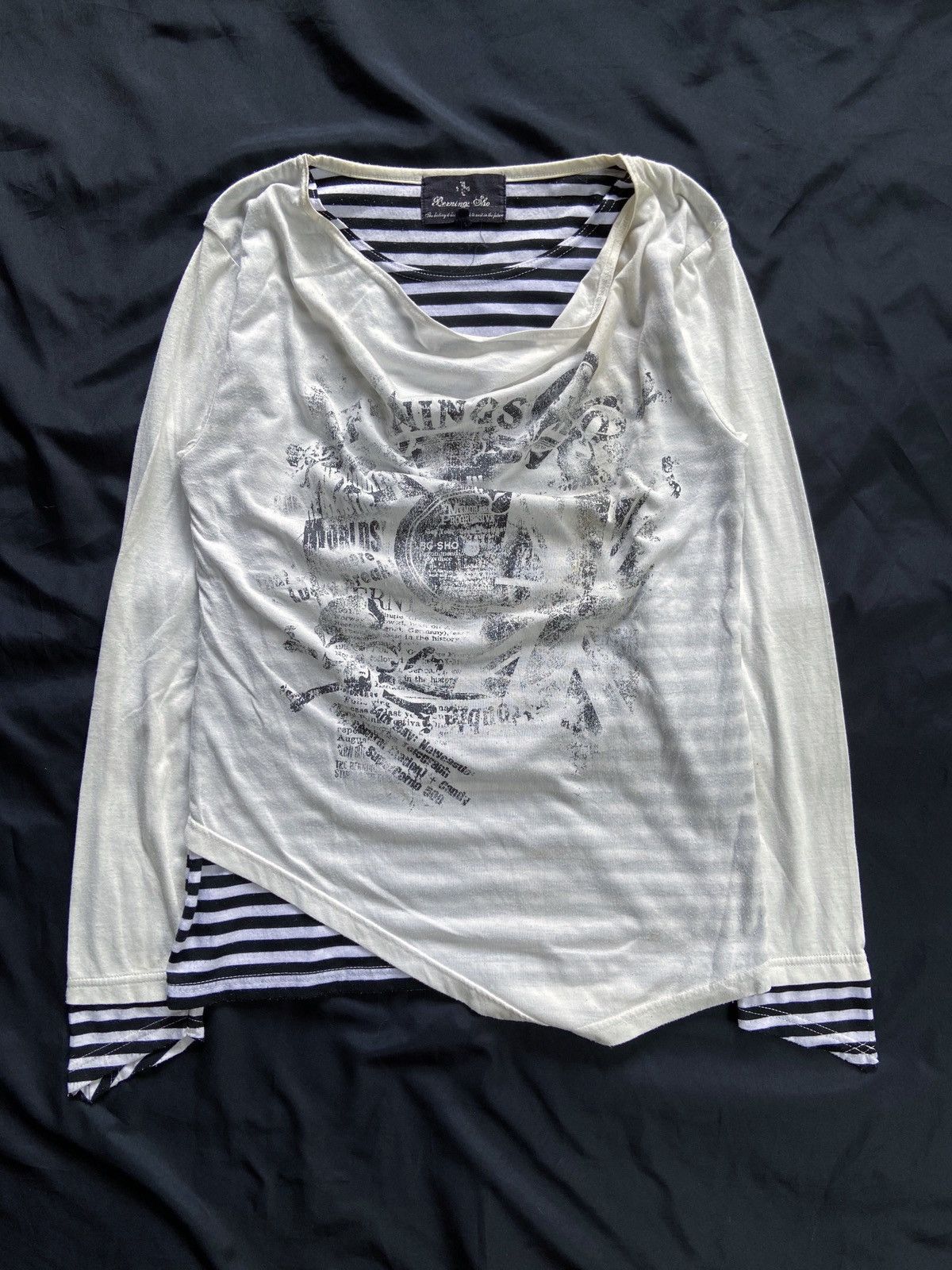 BERNINGS SHO DOUBLE LAYER LONG SLEEVE hysteric glamour style