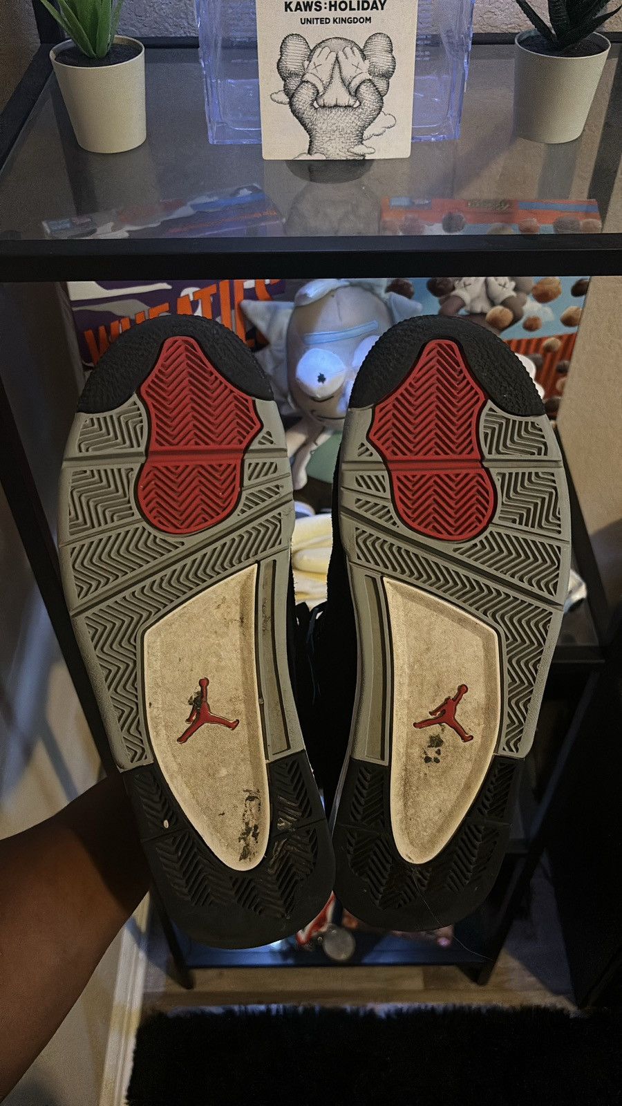 Jordan Brand Jordan 4 Black Canvas Size US 11.5 / EU 44-45 - 5 Thumbnail