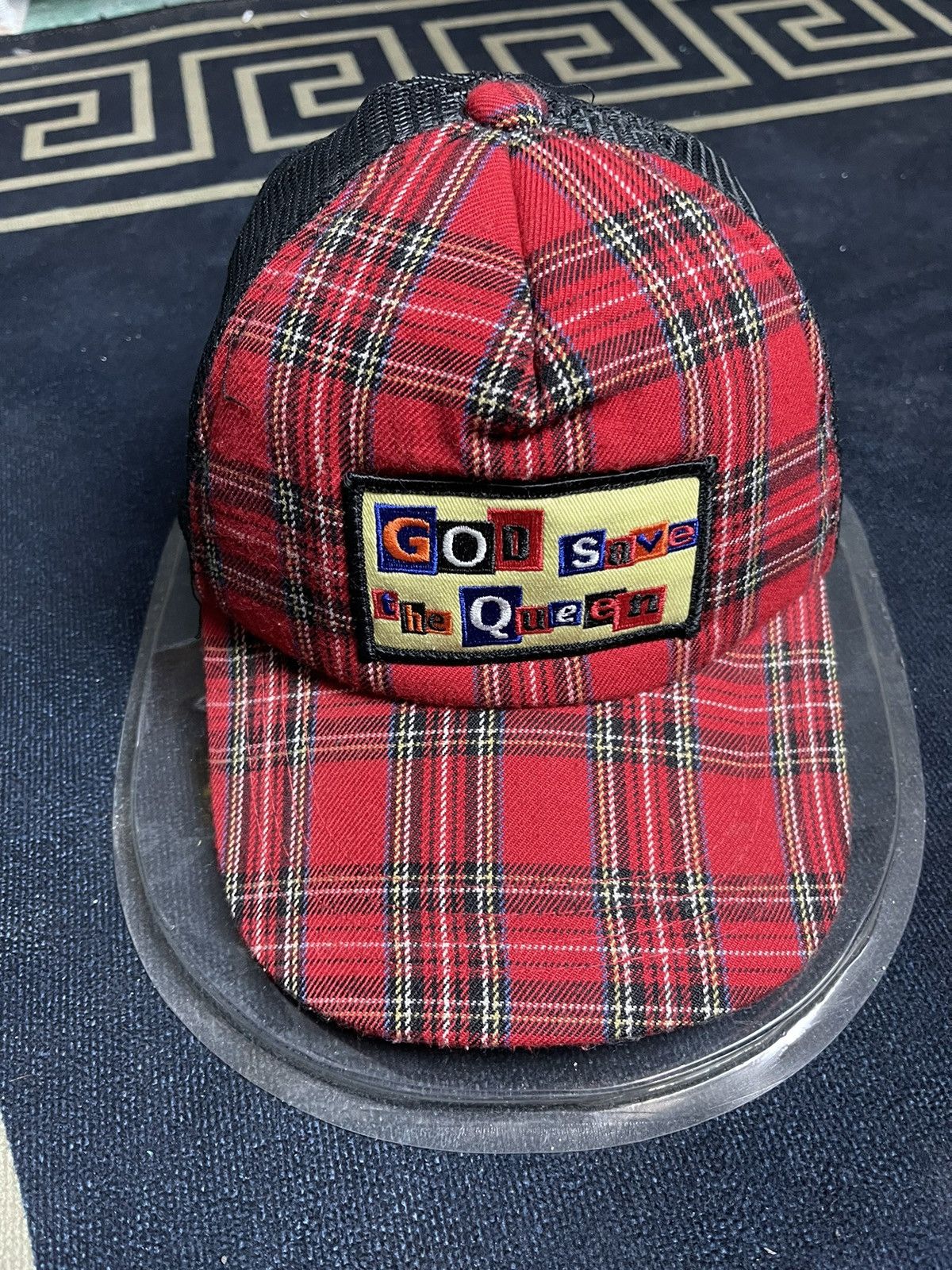 God Save The Queen trucker hat