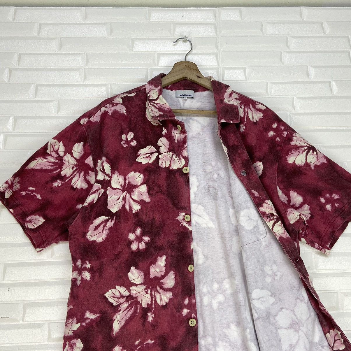 Art Comes First × Helly Hansen Helly Hansen Hawaiian Hibiscus Full Print Shirt Button Down Size US M / EU 48-50 / 2 - 14 Thumbnail