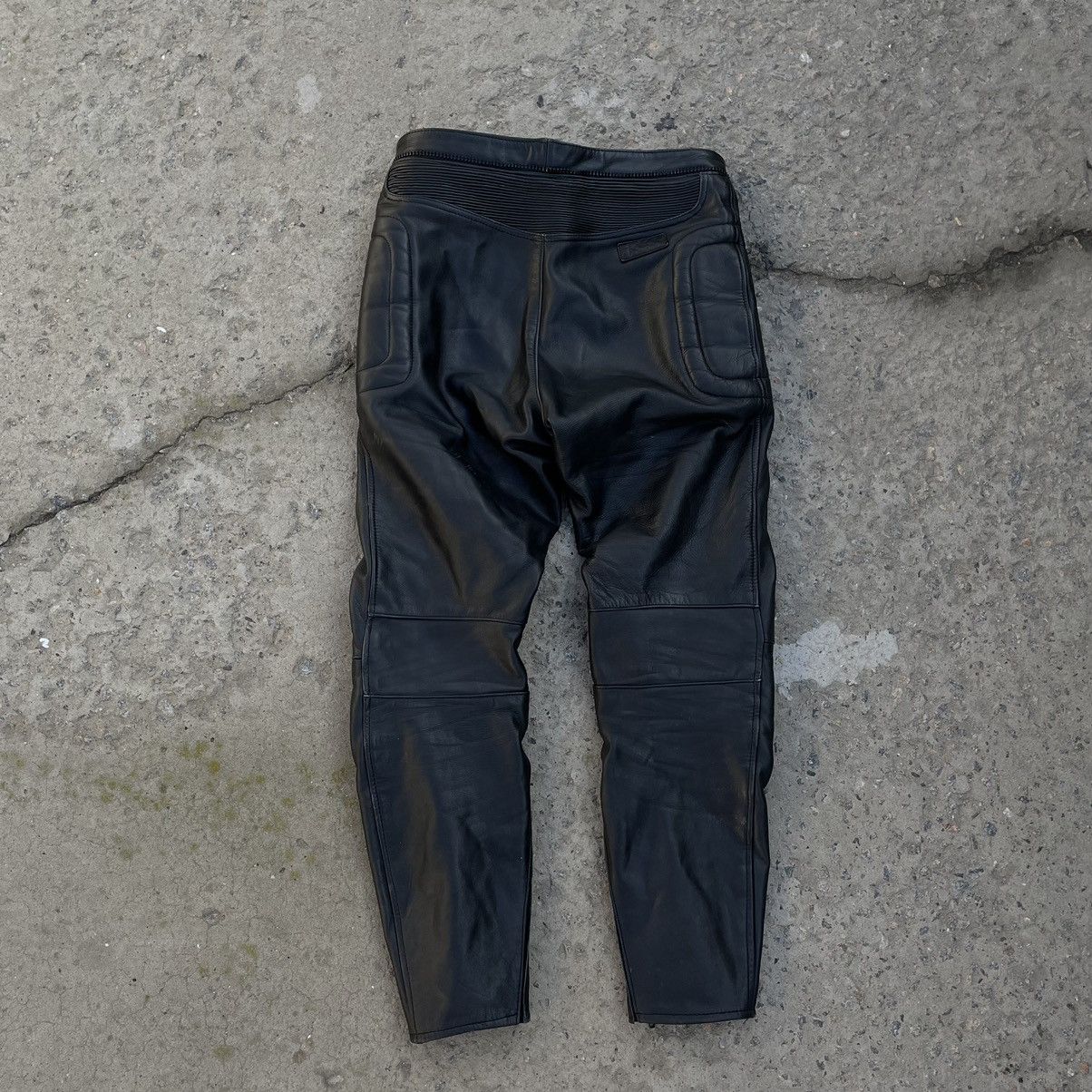 Leather × Vintage Vintage Leather Pants Moto IDCS Y2K 90s Style USA Size US 31 - 2 Thumbnail