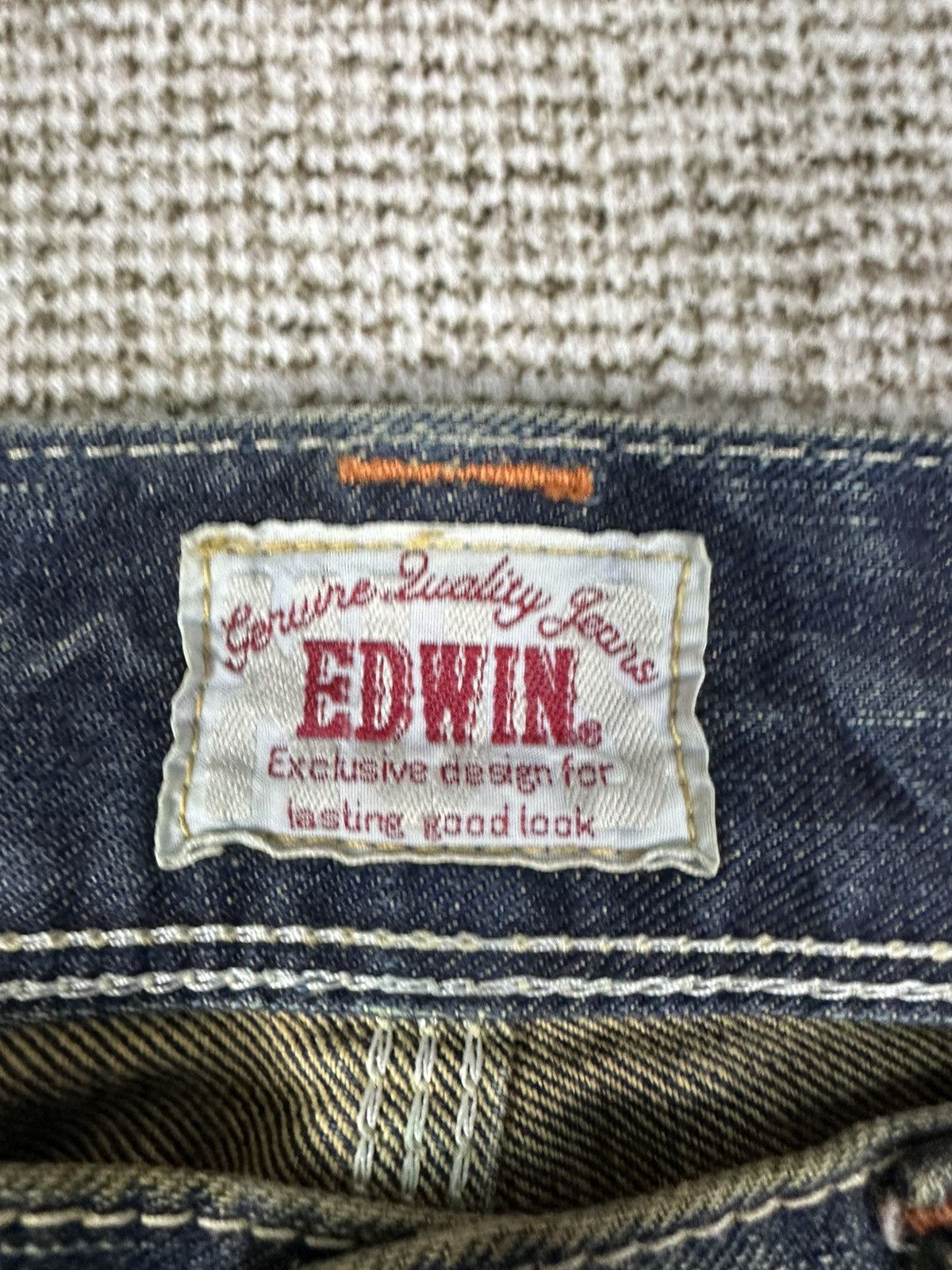 Edwin Vintage Edwin 465 XVS Distressed Denim Jeans - Baggy D740 Size US 32 / EU 48 - 13 Thumbnail